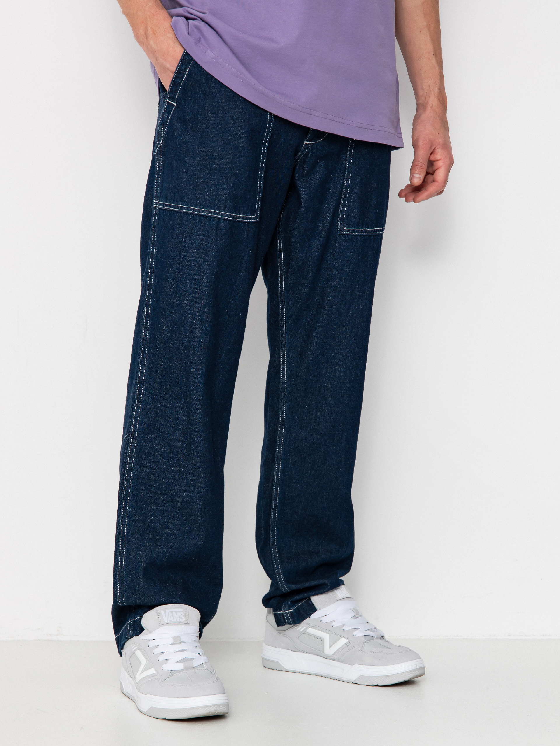 Vans Fatigue Loose Tapered Denim Hose (dark denim)