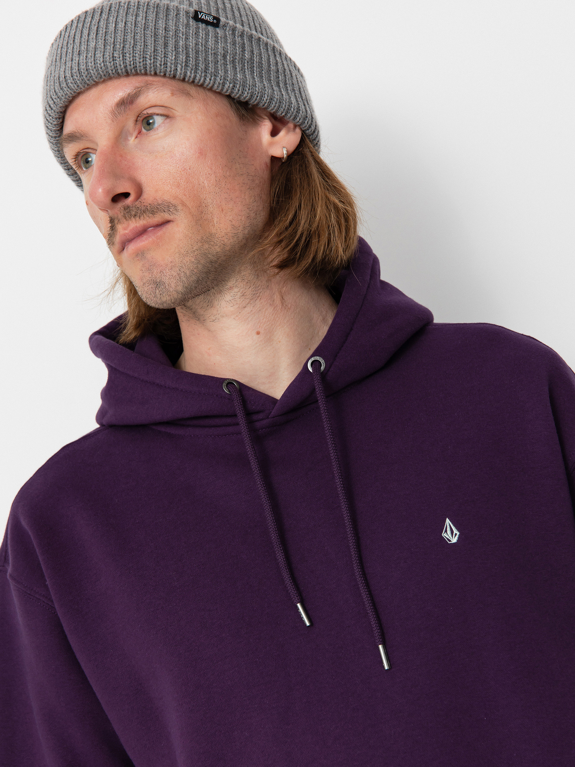 Volcom Hoodie Single Stone HD - violet (grape royale)