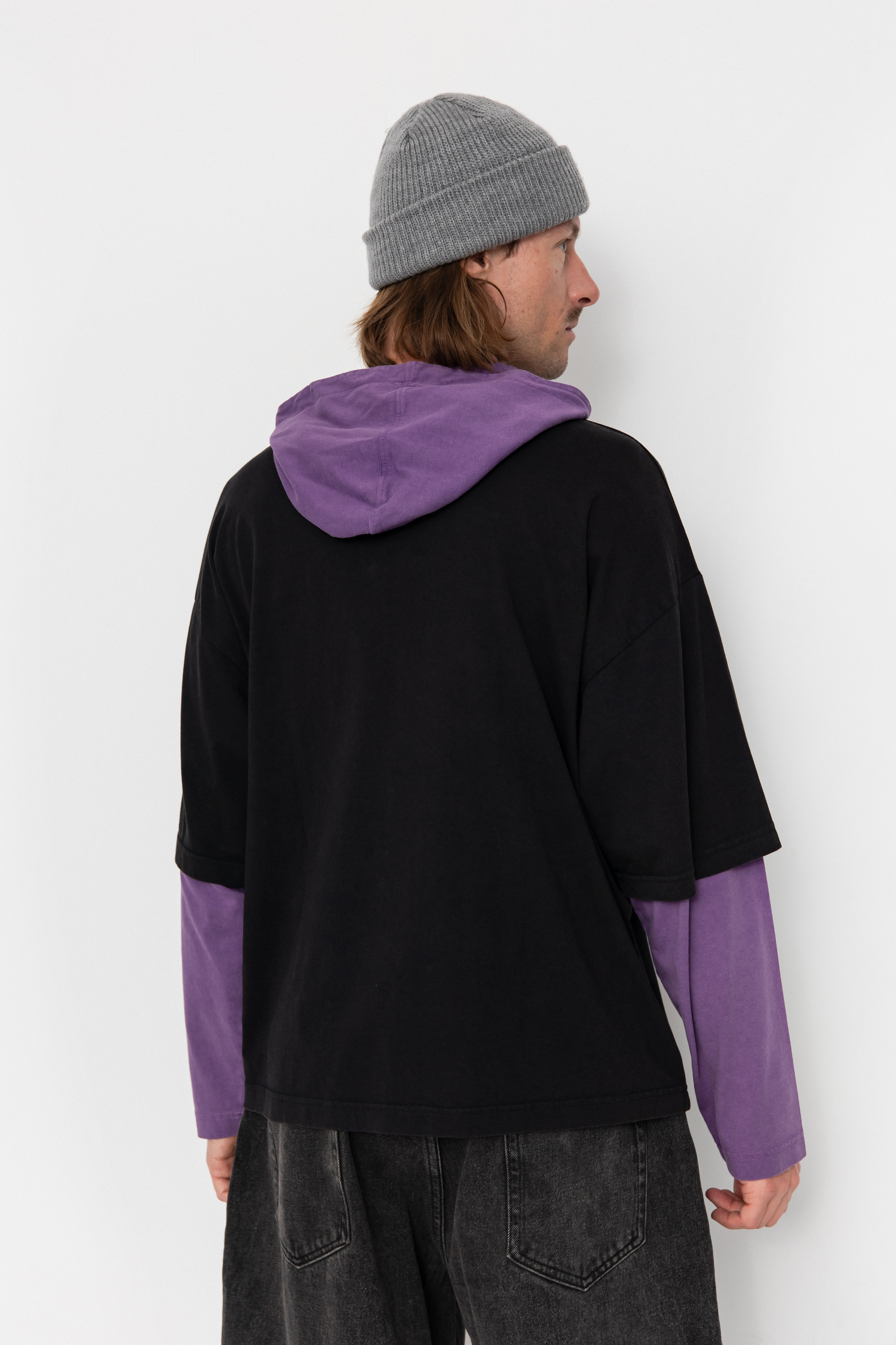 Wasted Paris Slug Age HD Hoodie (faded black/imperial purple)