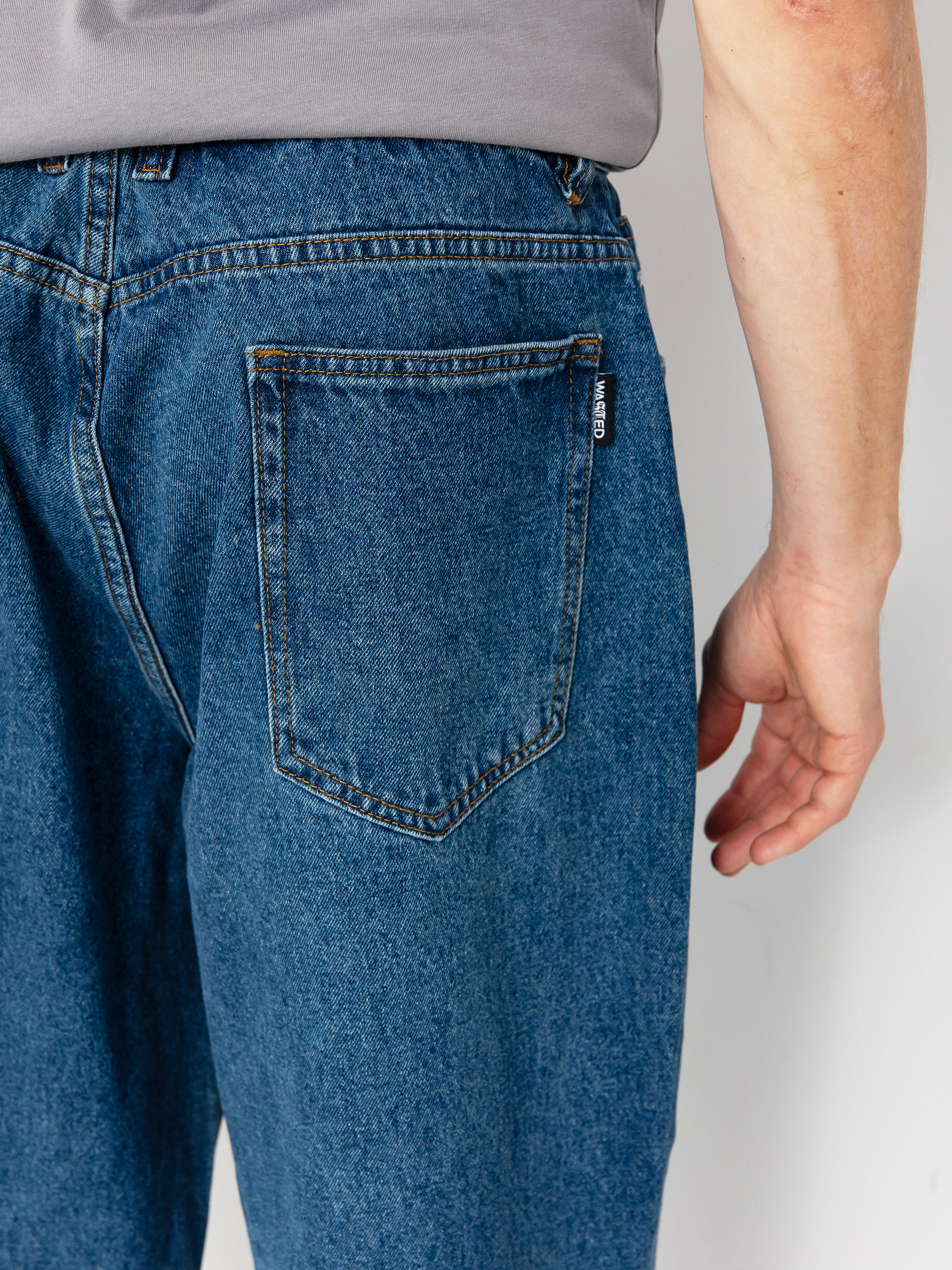 Wasted Paris Signature Rod Pants (washed blue)