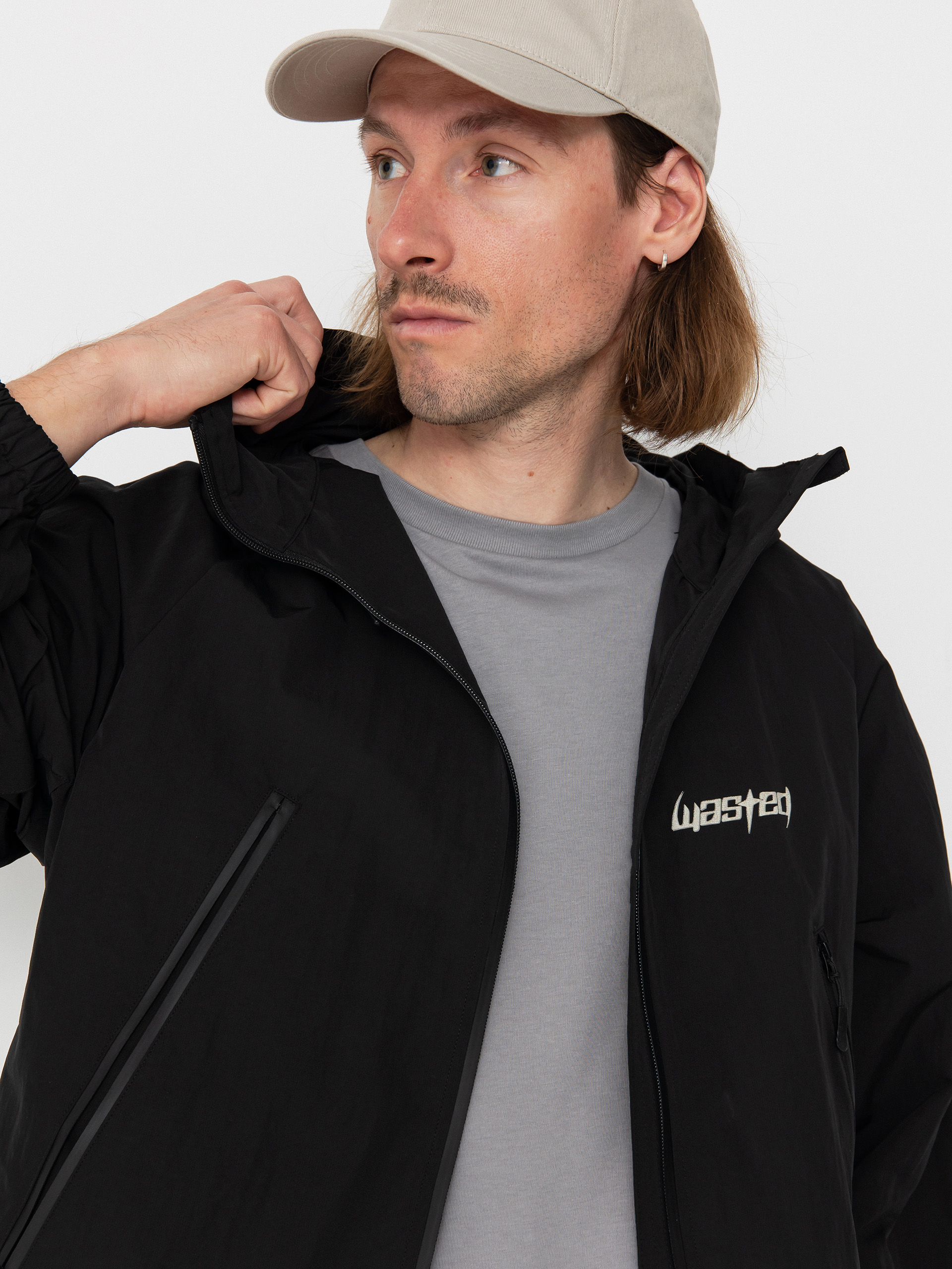 Wasted Paris Blade Windbreaker Jacket - black (black)