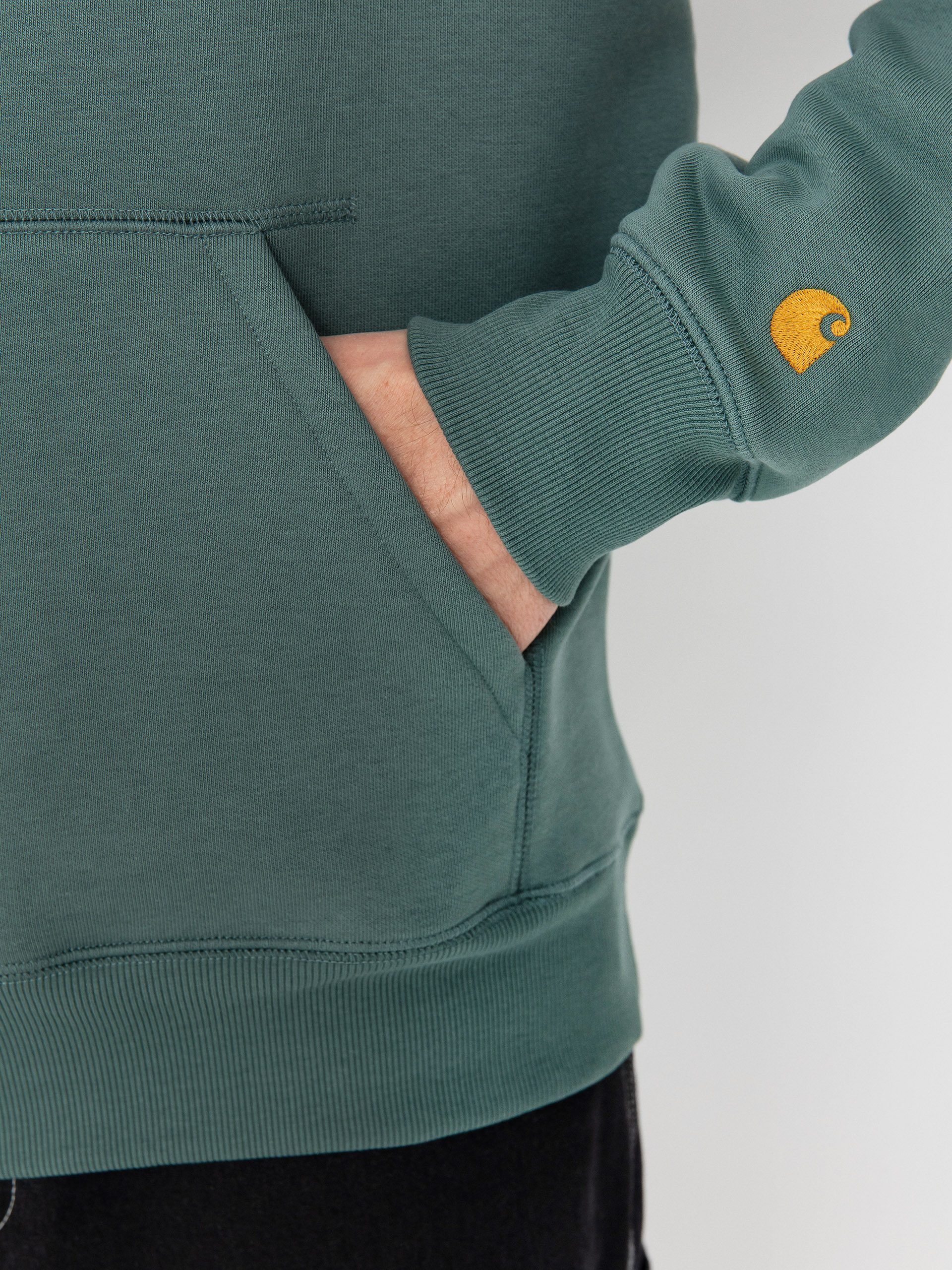 Carhartt WIP Hoodie Chase HD (silver pine/gold)