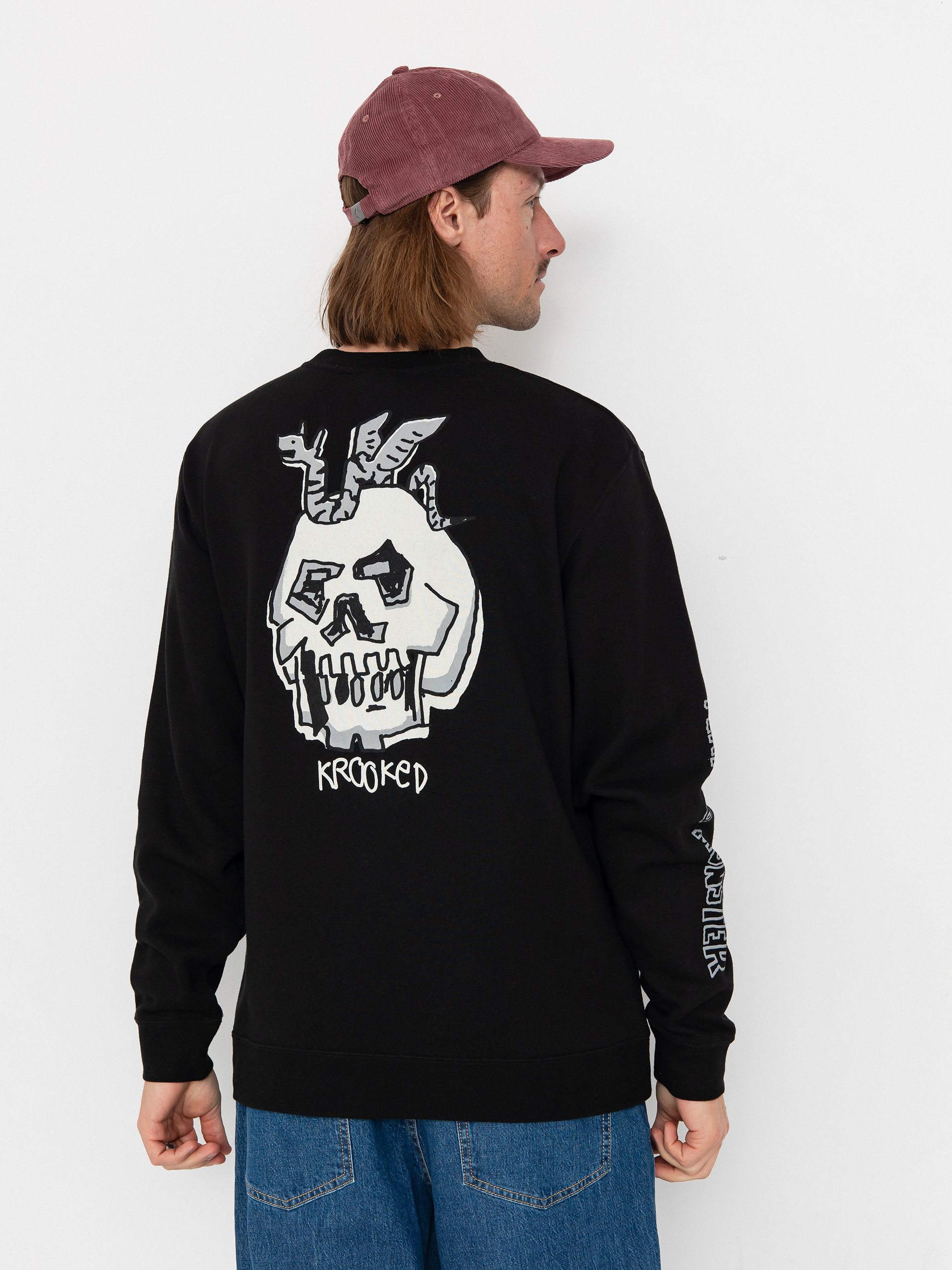 Krooked Fear No Monster Sweatshirt (black)