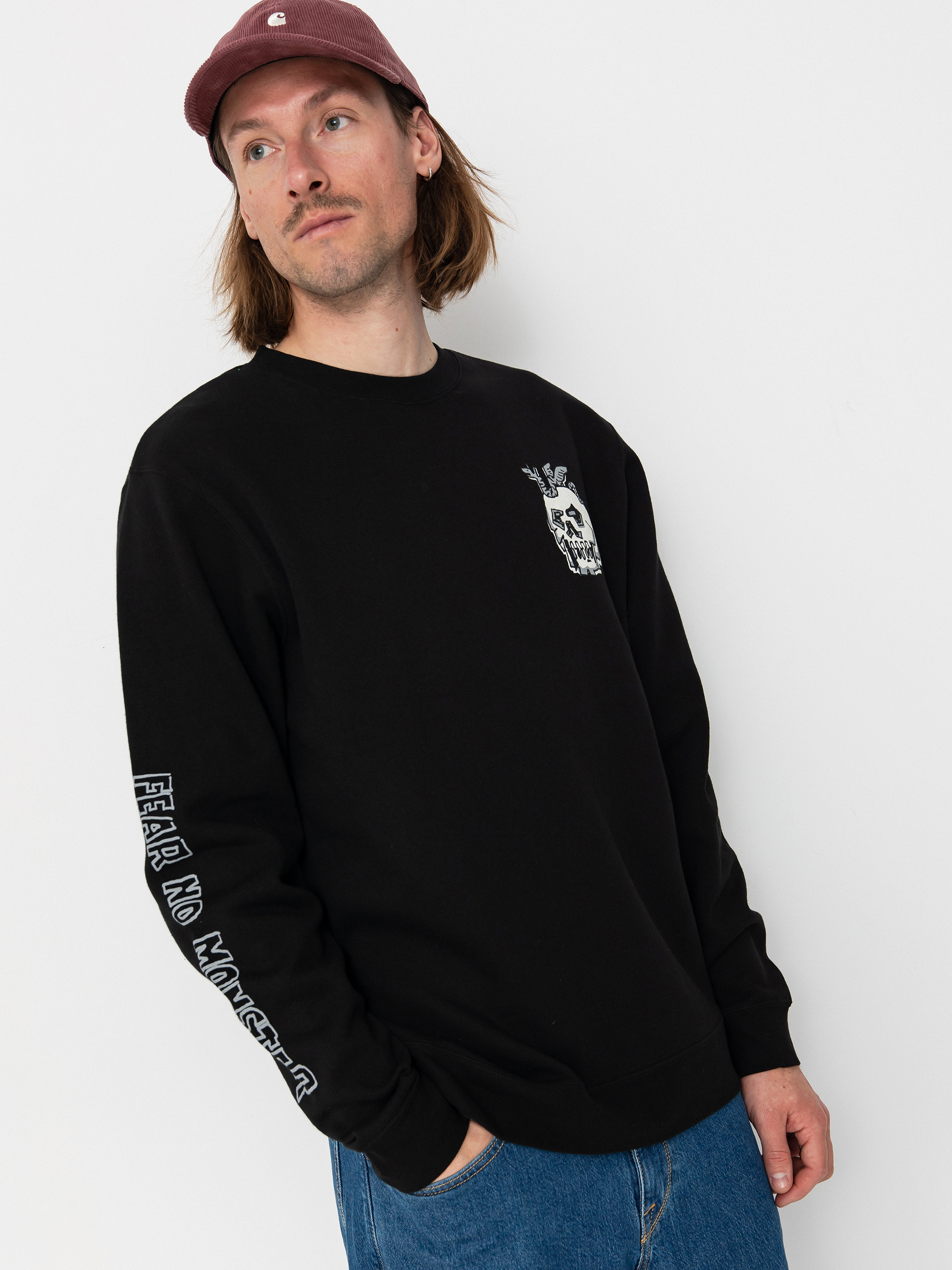 Krooked Fear No Monster Sweatshirt (black)