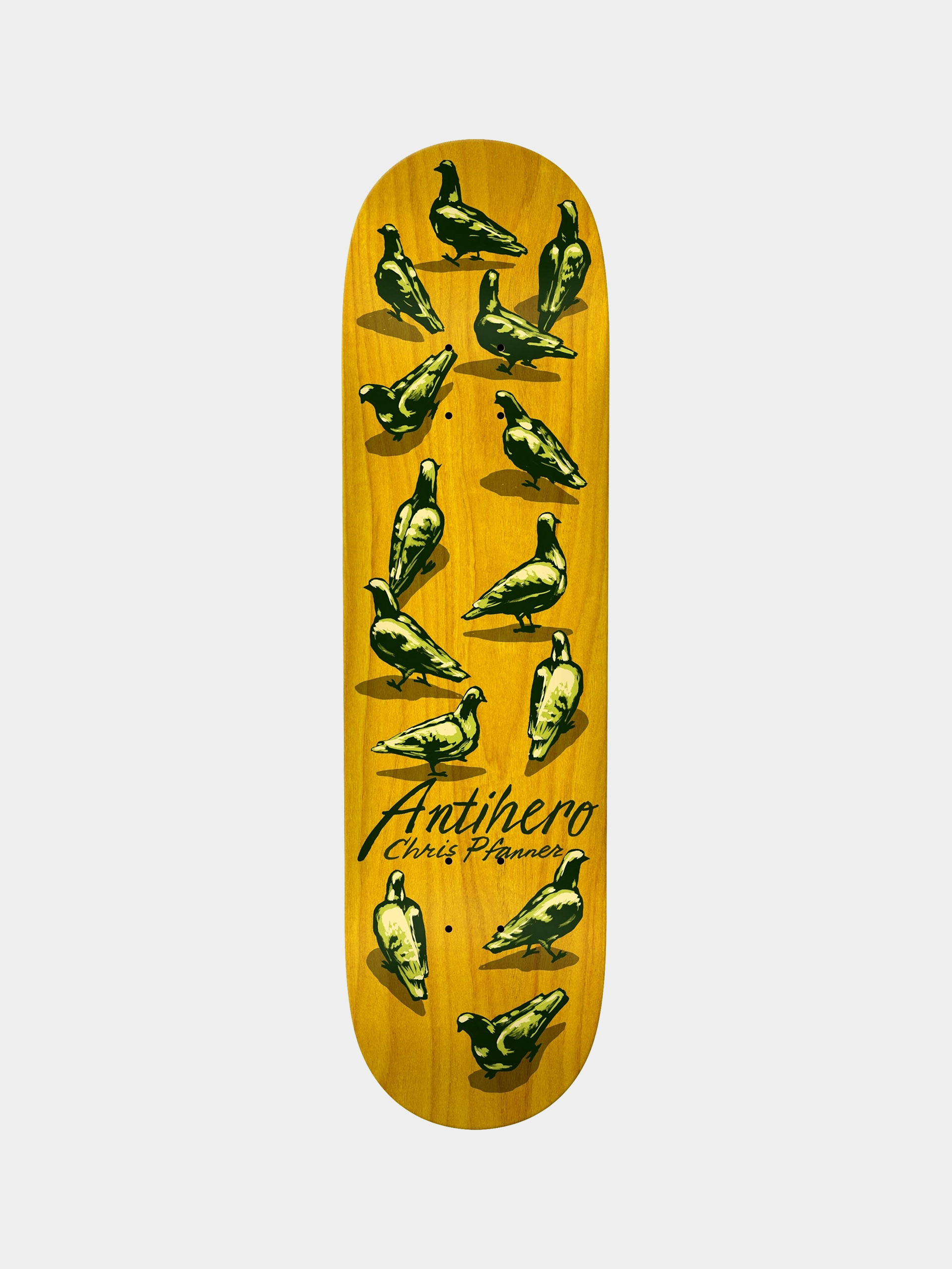 Antihero Deck Pfanner Dawn Pigeon (yellow)