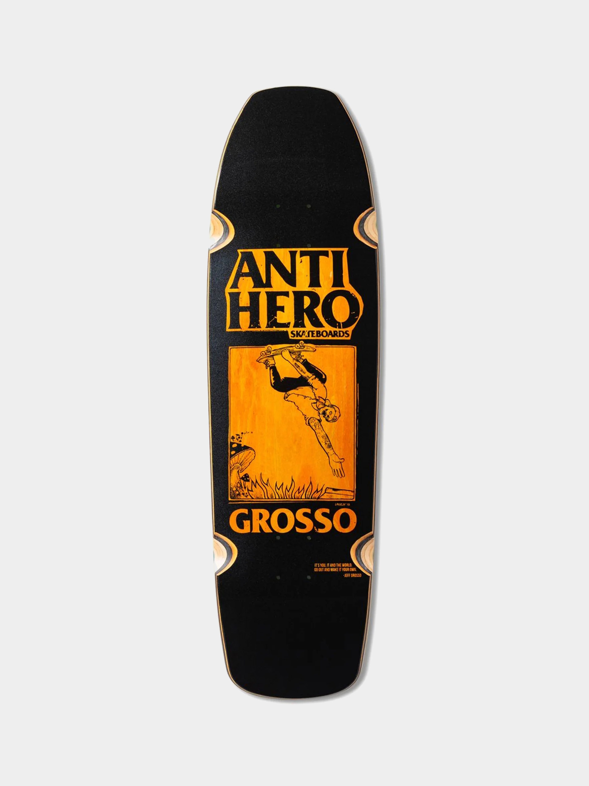 Antihero Deck SSD25 Gross Blk WW (black/orange)