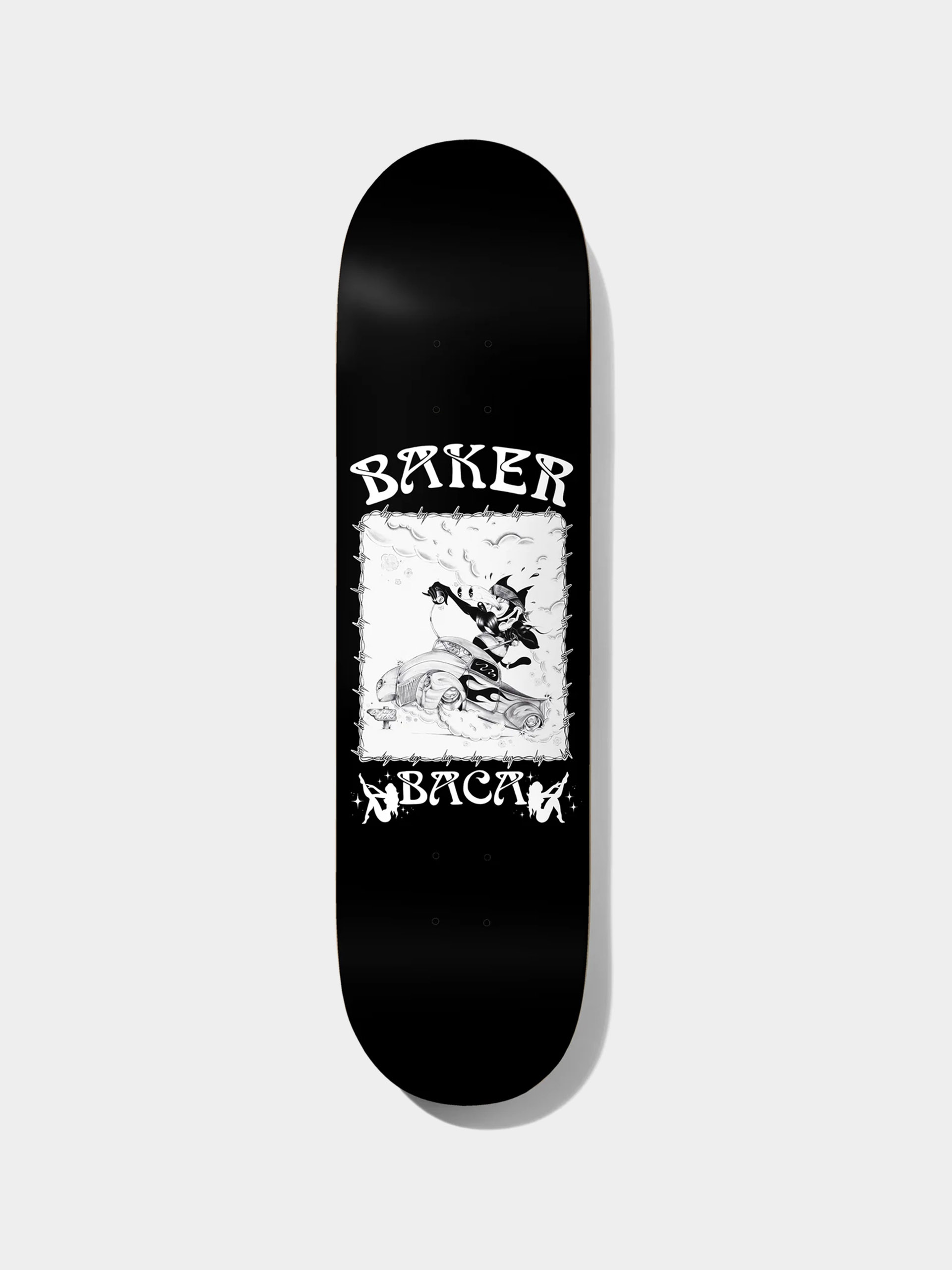 Baker Deck SB Skate Creep (black/white)