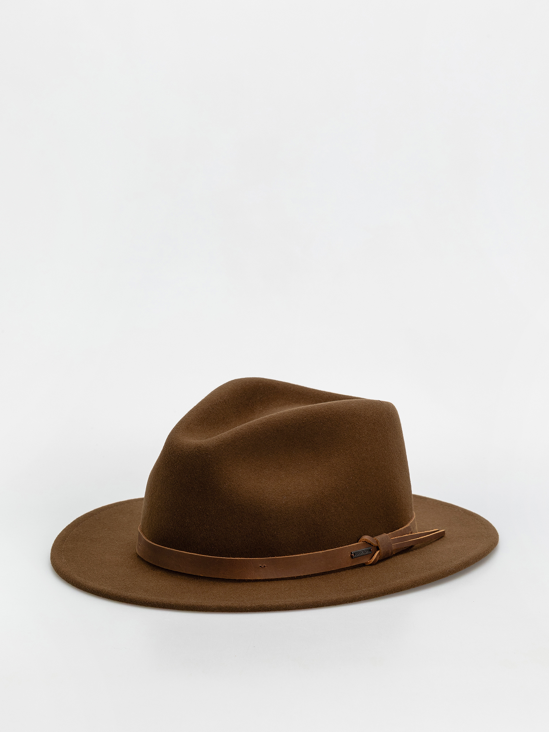 Brixton Messer Traditional Fedora Hut/Schibermütze (coffee)