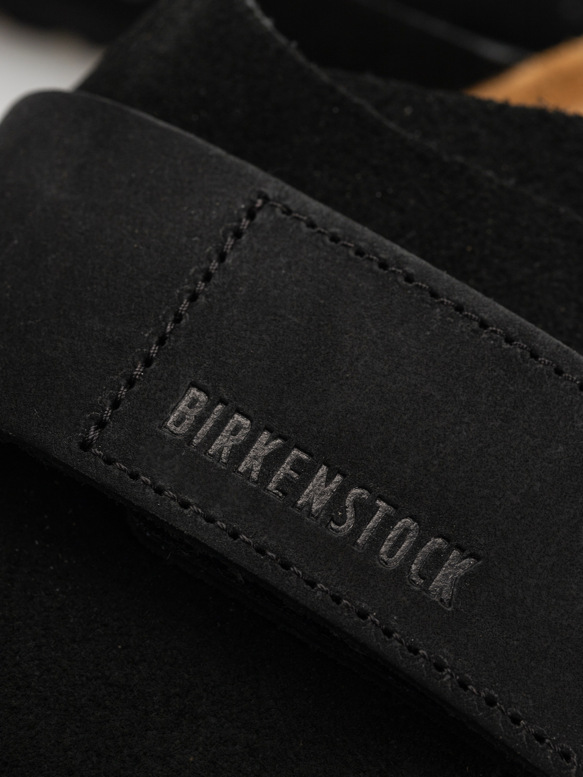 Birkenstock Flip-flops Kyoto Nubuck Suede Leather Regular (black)