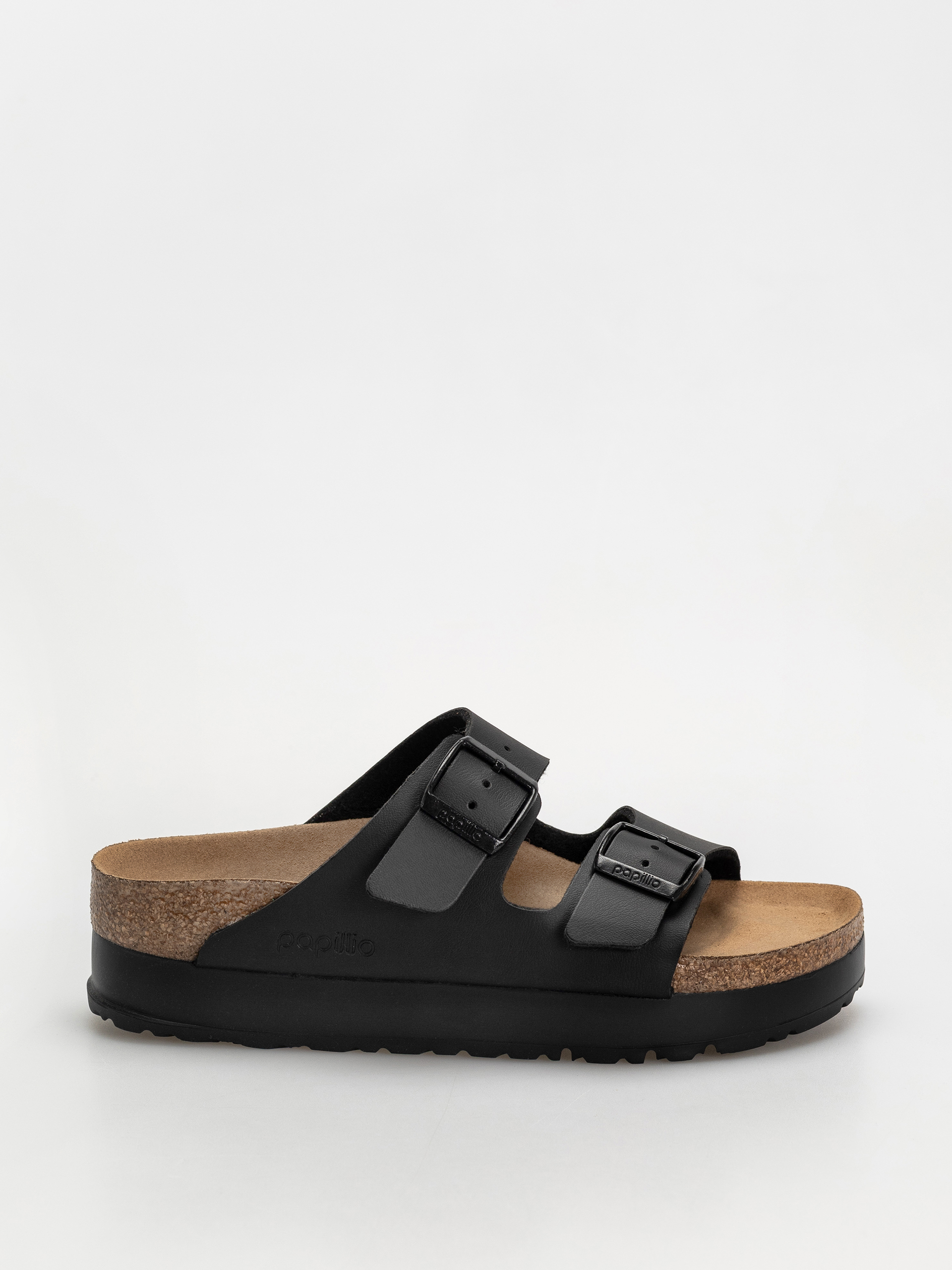 Birkenstock Flip Flops Arizona Flex Platform Vegan Narrow Wmn (black)