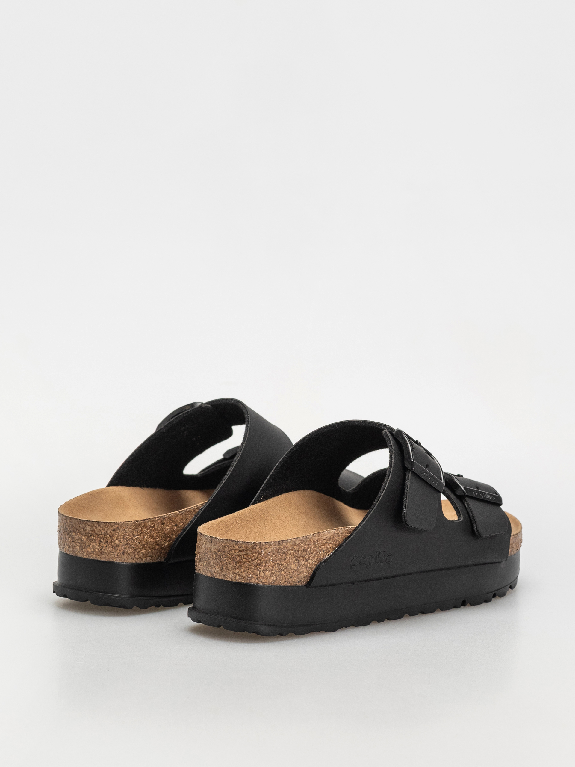 Birkenstock Flip Flops Arizona Flex Platform Vegan Narrow Wmn (black)