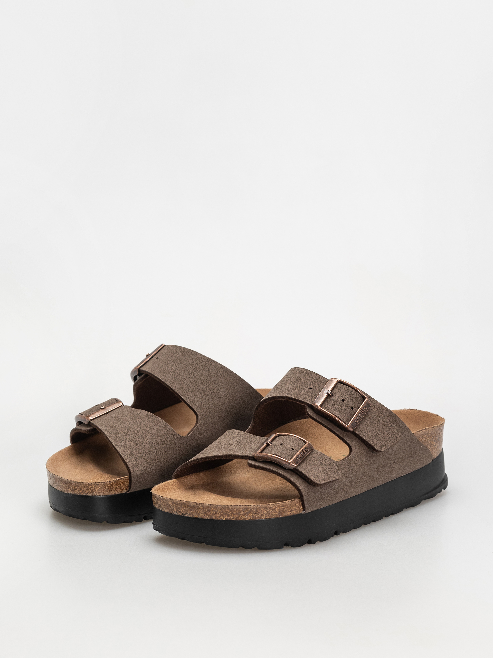 Birkenstock Flip Flops Arizona Flex Platform Vegan Narrow Wmn (mocca)