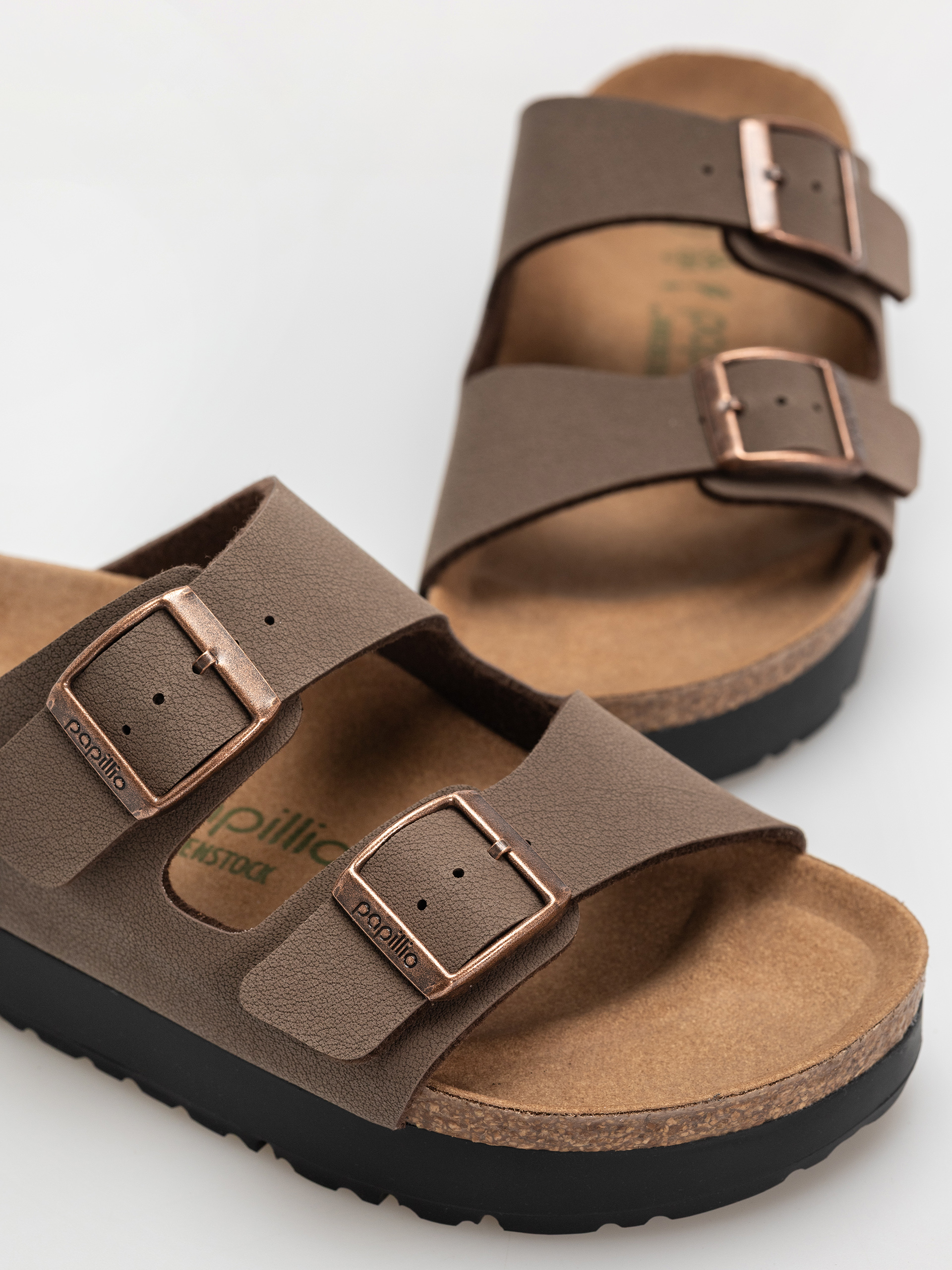 Birkenstock Flip-flops Arizona Flex Platform Vegan Narrow Wmn (mocca)