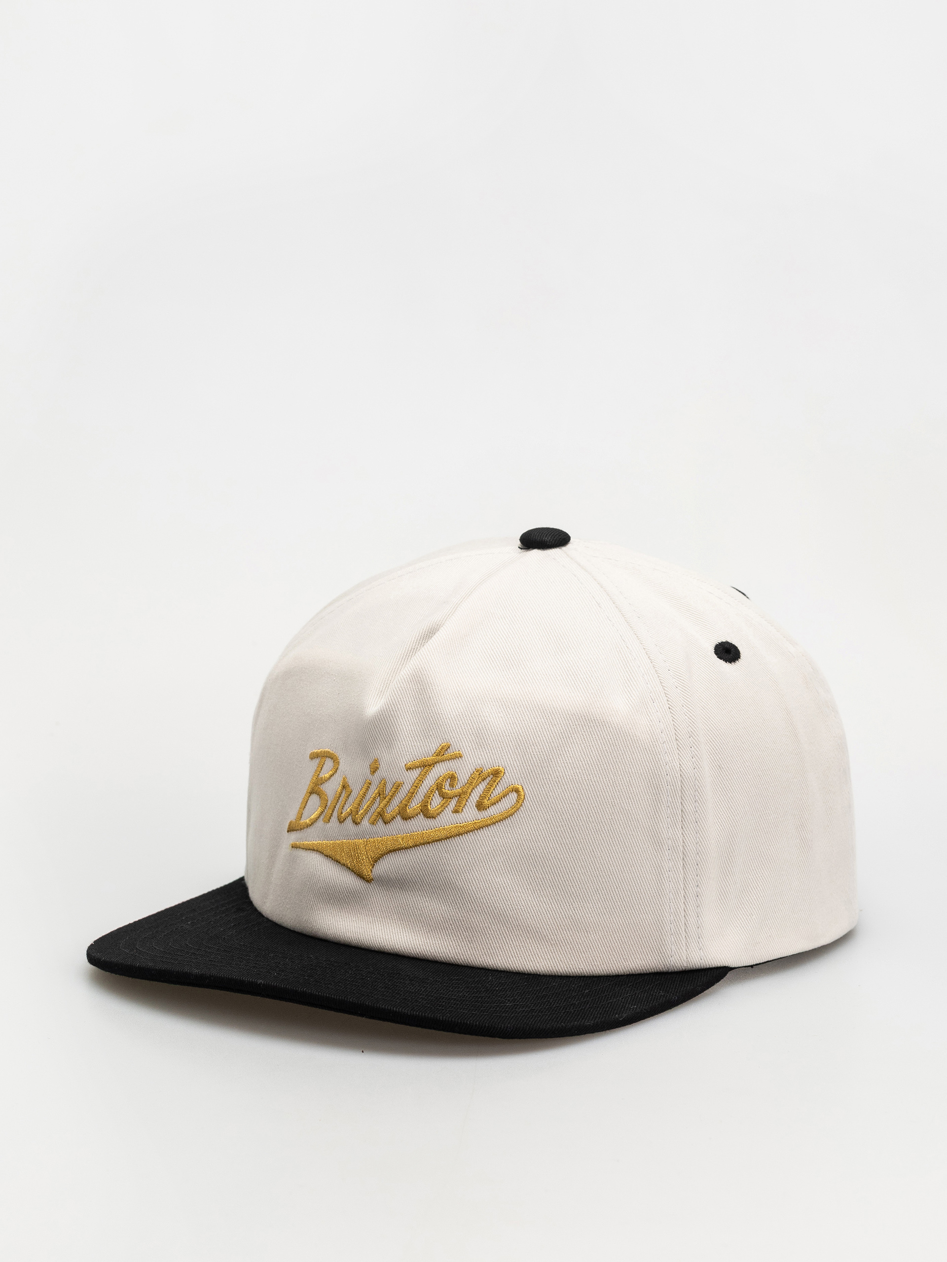 Brixton The League Mp Snpk Cap - white, black (black/off white)