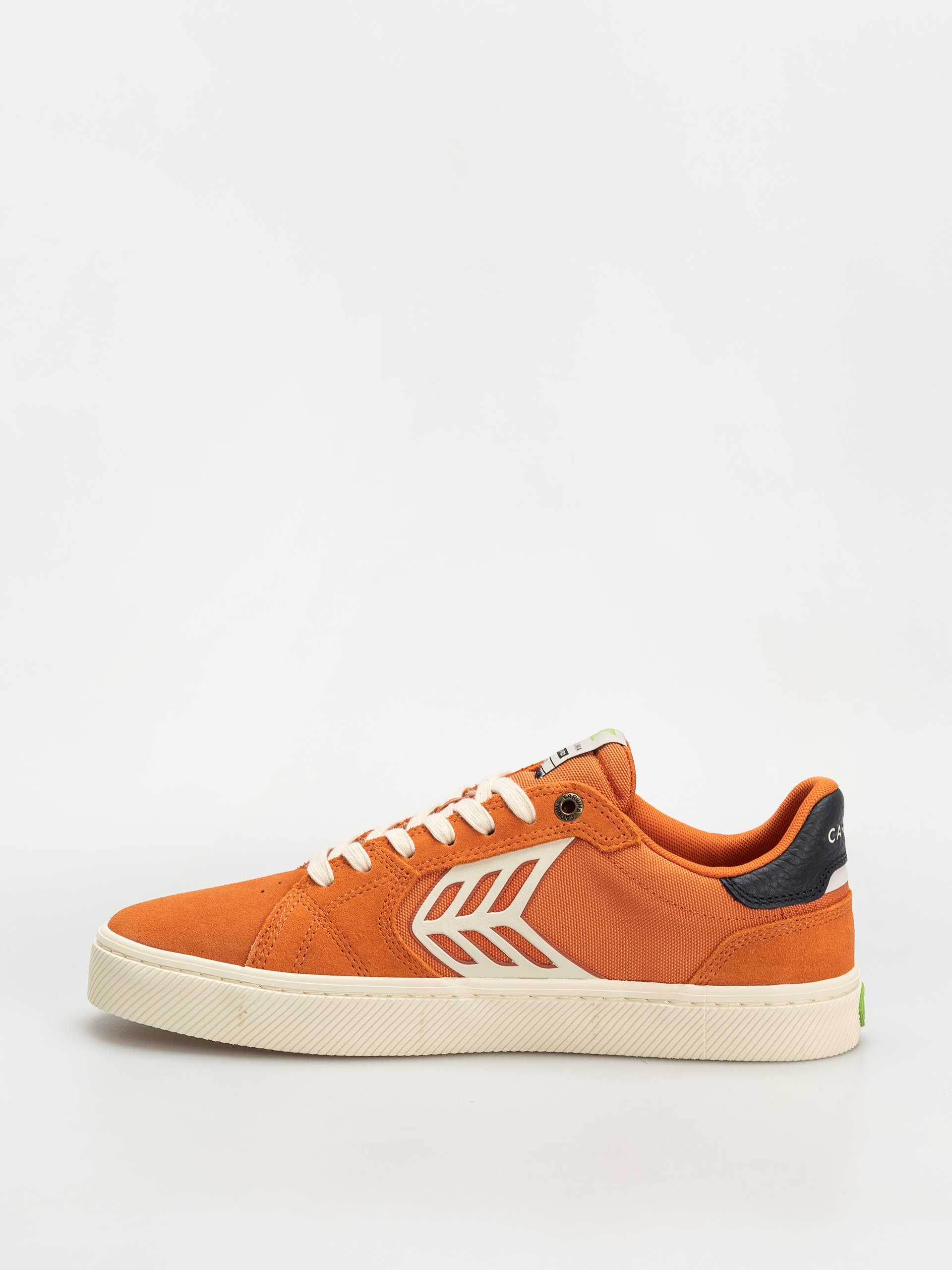 Cariuma Catiba Pro 2.0 Shoes (burnt orange suede and cordura ivory logo navy)