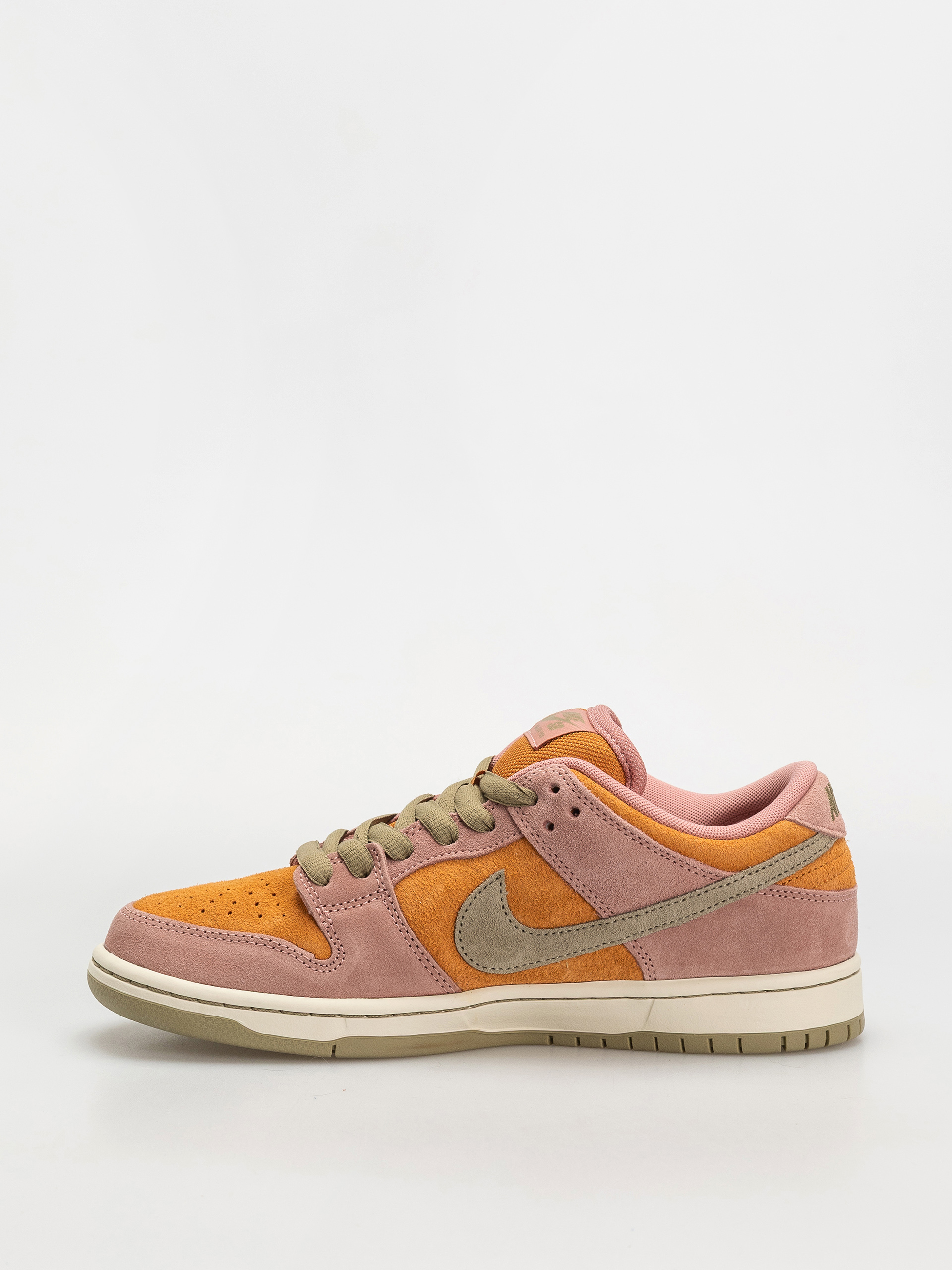 Nike SB Dunk Low Pro Schuhe (red stardust/neutral olive monarch)