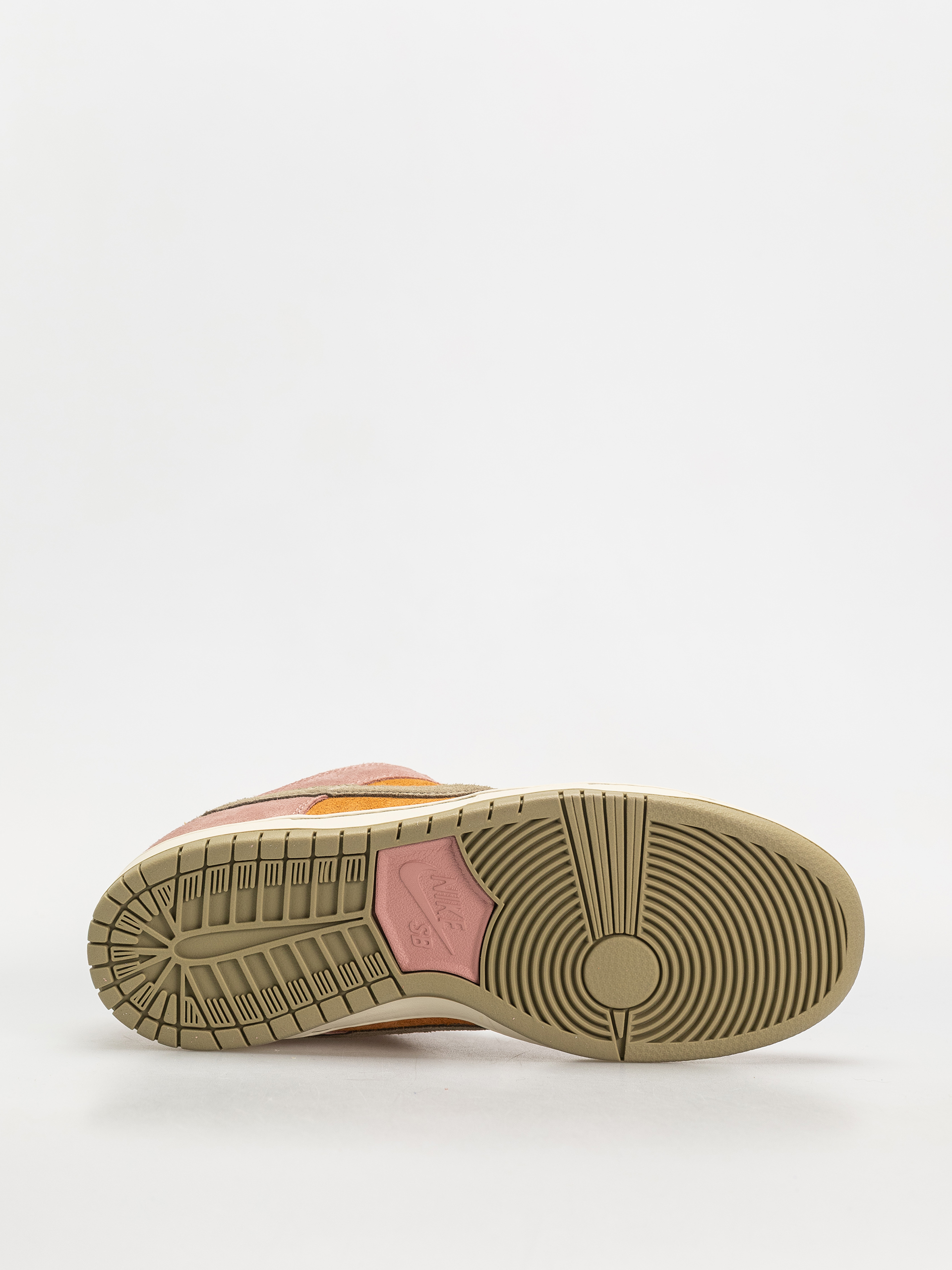 Nike SB Dunk Low Pro Shoes (red stardust/neutral olive monarch)