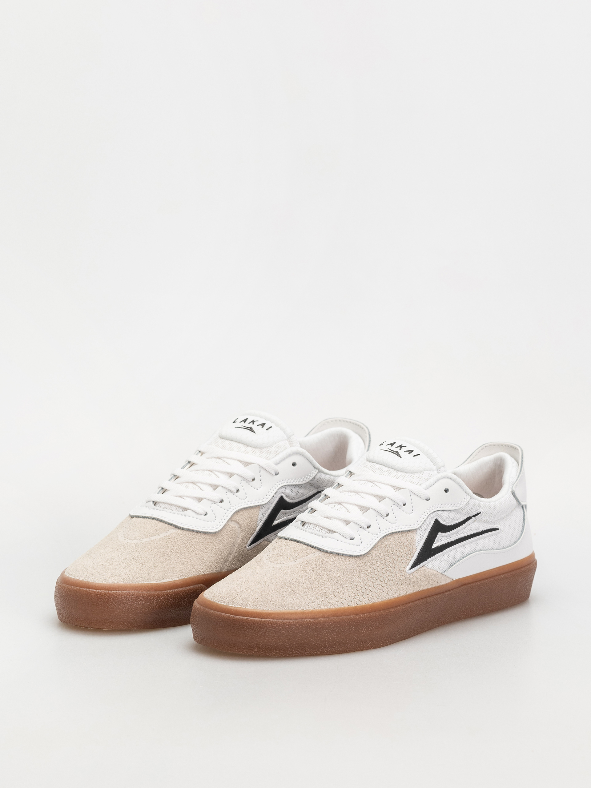 Lakai Essex Shoes (white/gum/leather)