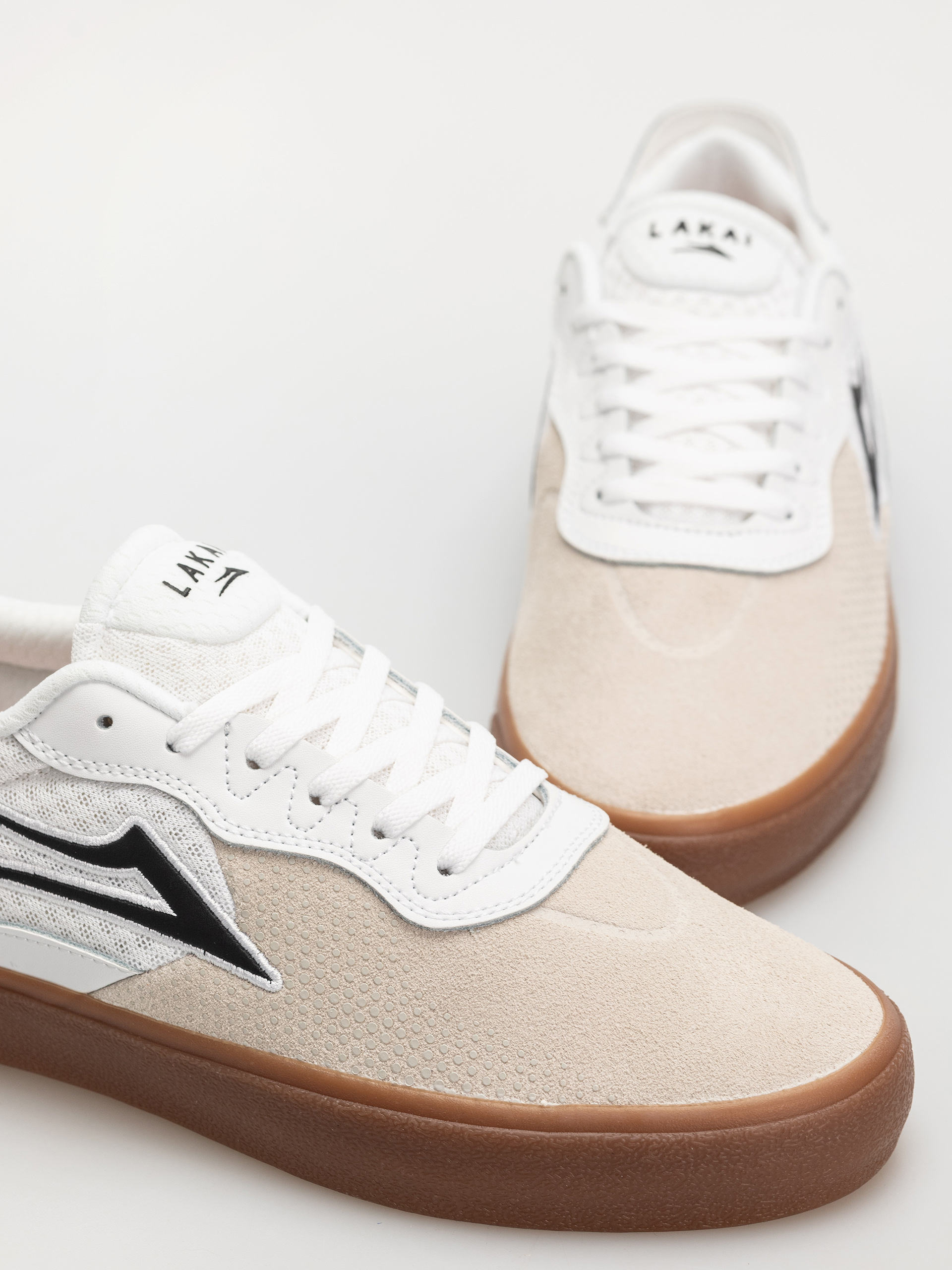 Lakai Essex Shoes (white/gum/leather)