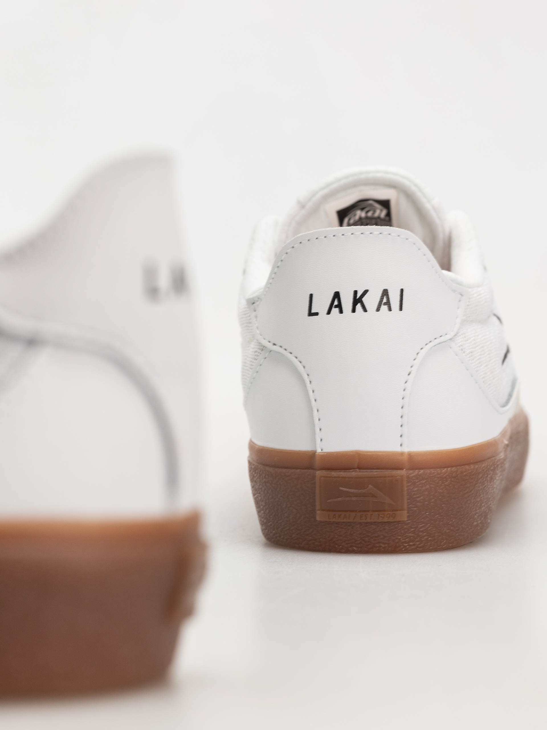 Lakai Essex Shoes (white/gum/leather)