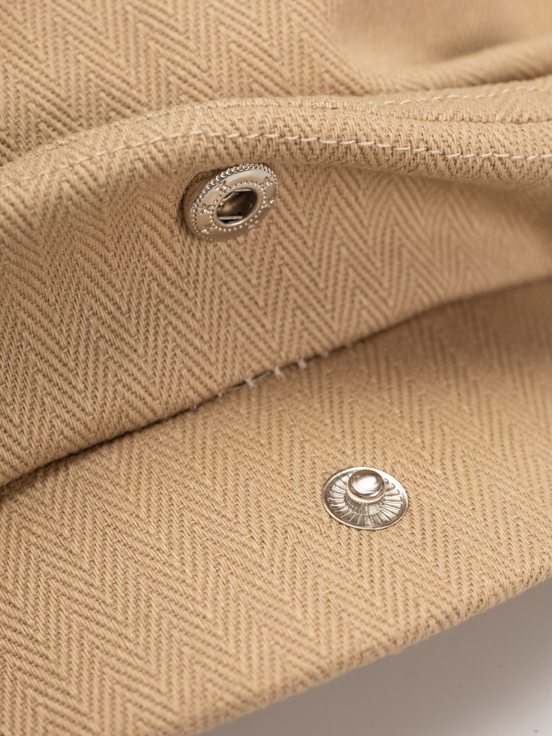 Brixton Hooligan Lw Snap Cap Schirmmütze (khaki/sand herringbone)