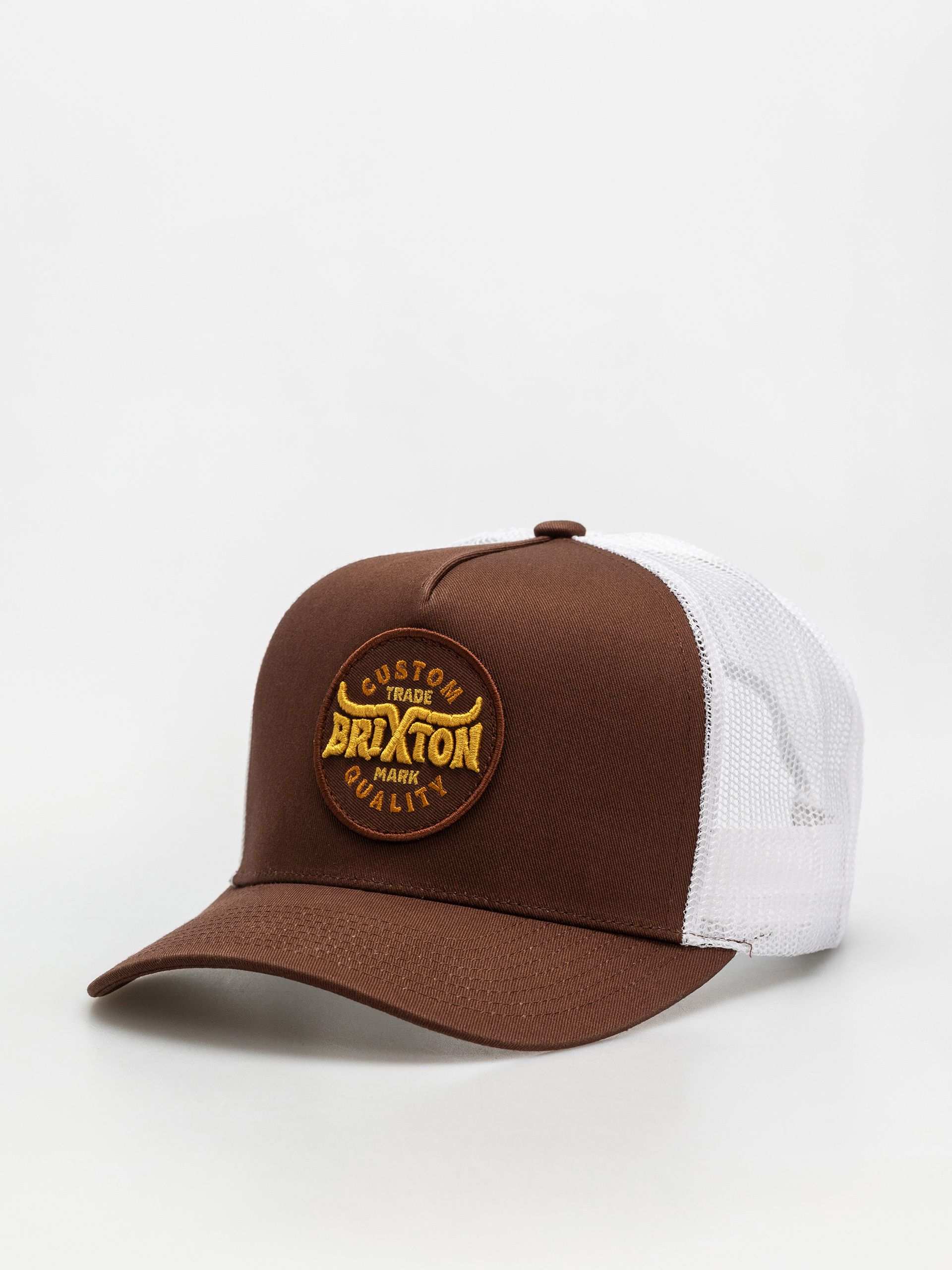 Brixton Gibson C Np Mp Trucker Cap (brown/off white)