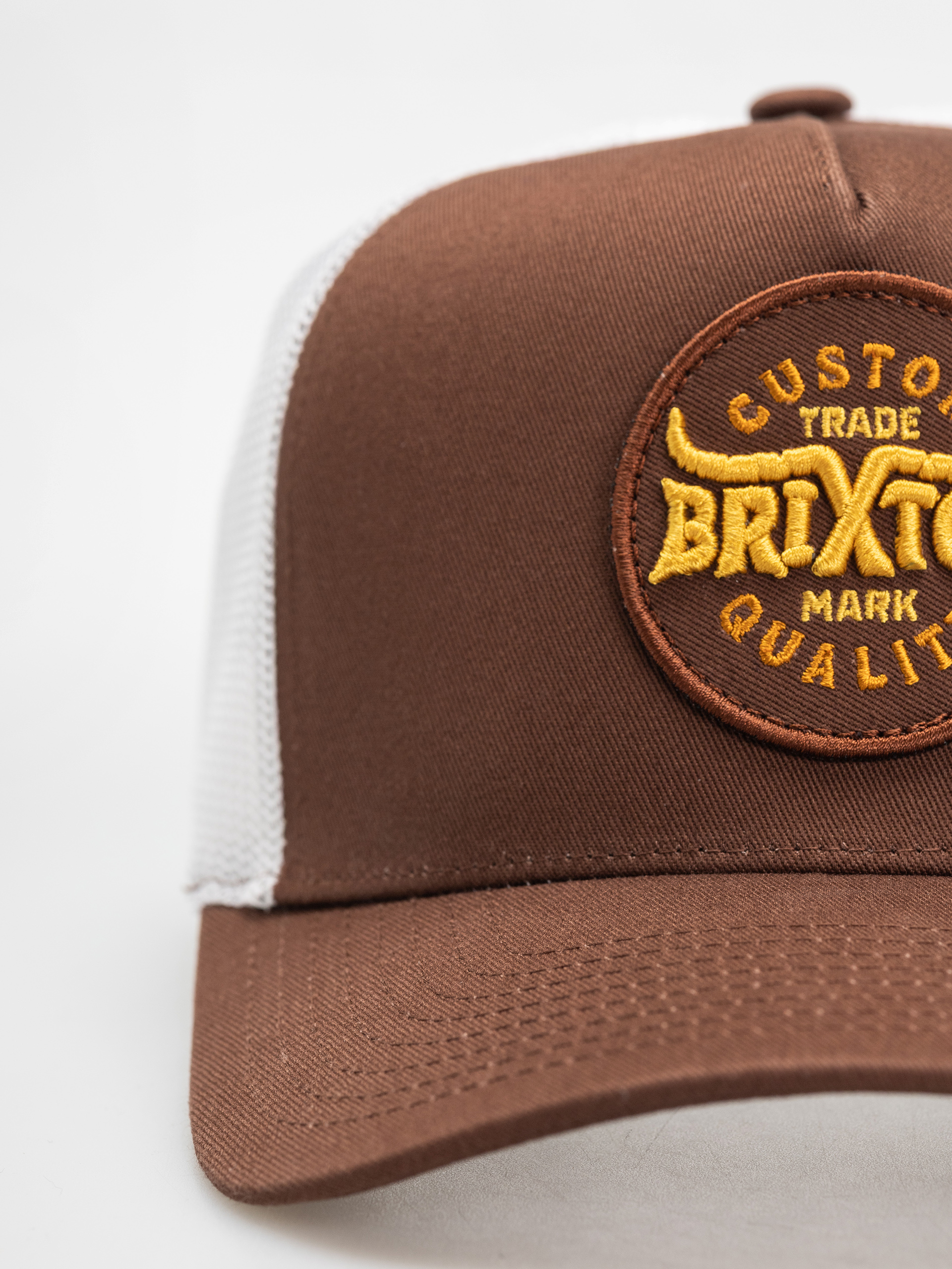 Brixton Gibson C Np Mp Trucker Cap (brown/off white)