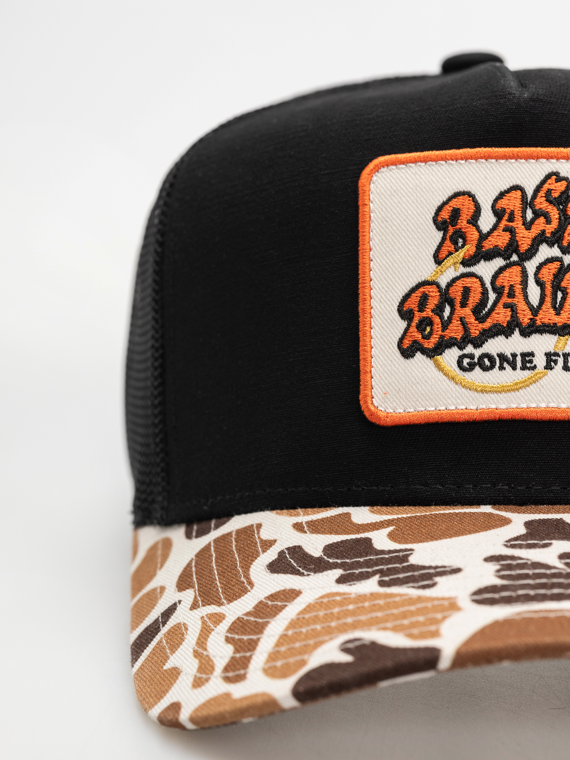 Brixton Bass Brains Gf Mp Trucker Cap (camo/black)