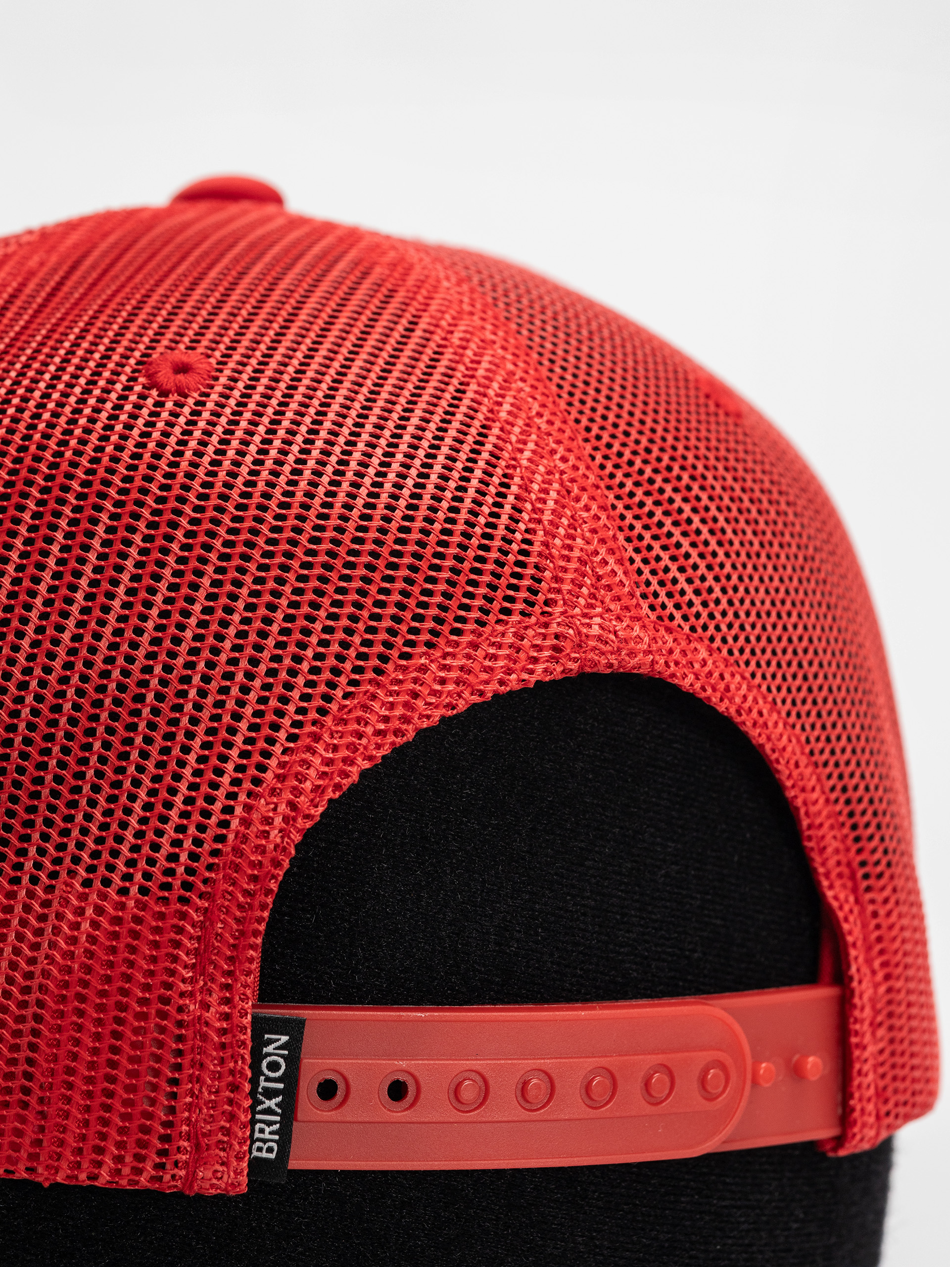 Brixton Bass Brains Ft Mp Trucker Cap (crimson/white/crimson)