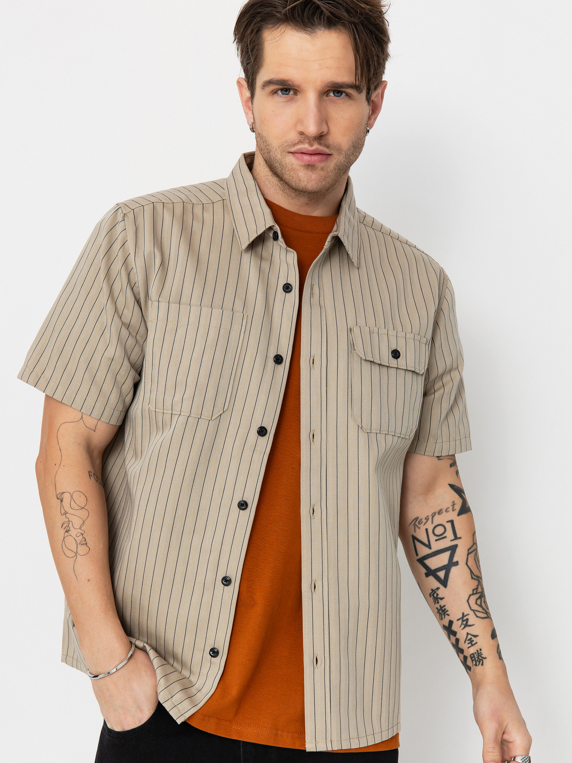 Volcom Trade Stone Shirt (light khaki)