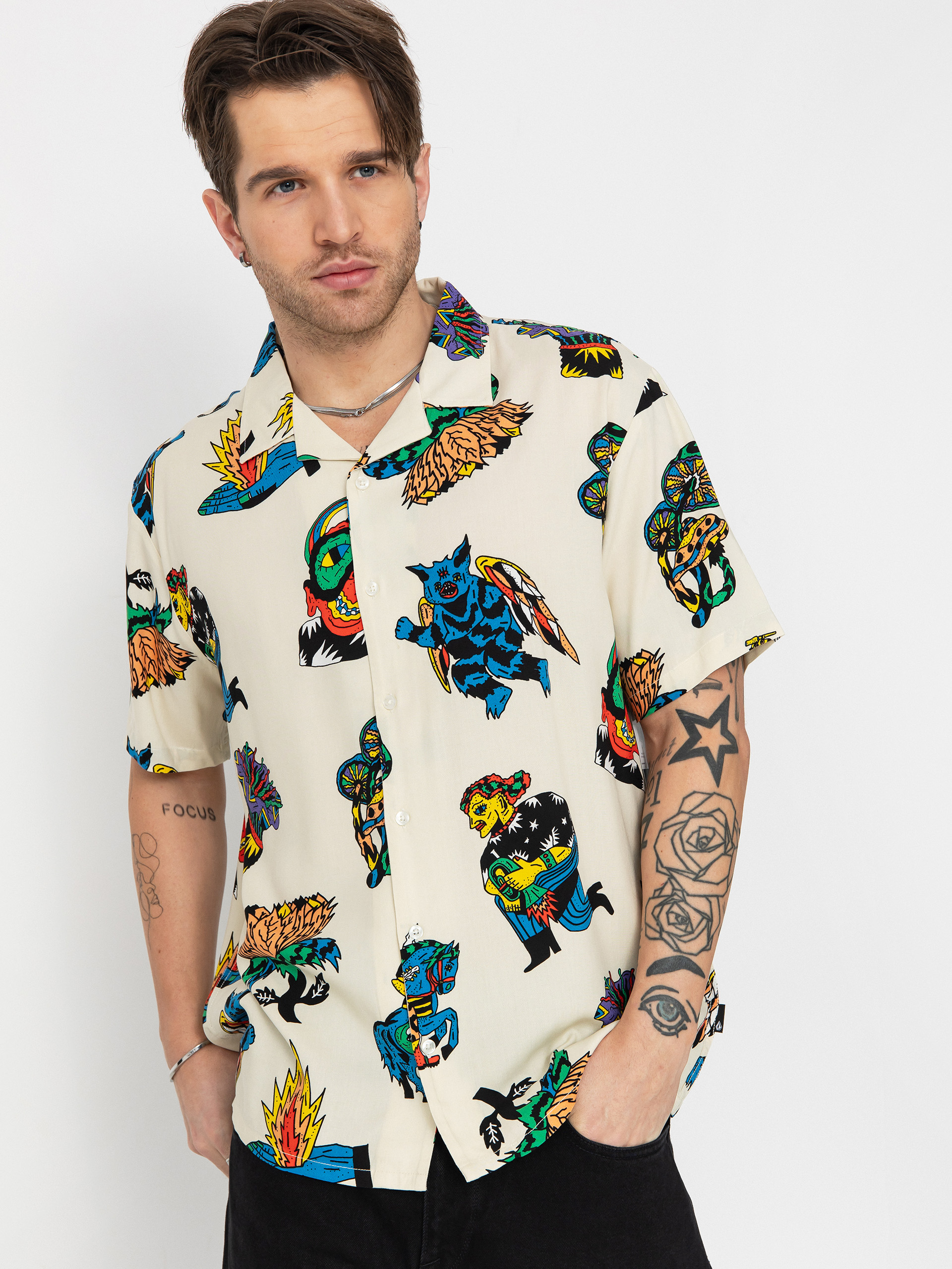 Volcom Fa Bob Mollema Shirt (light beige)