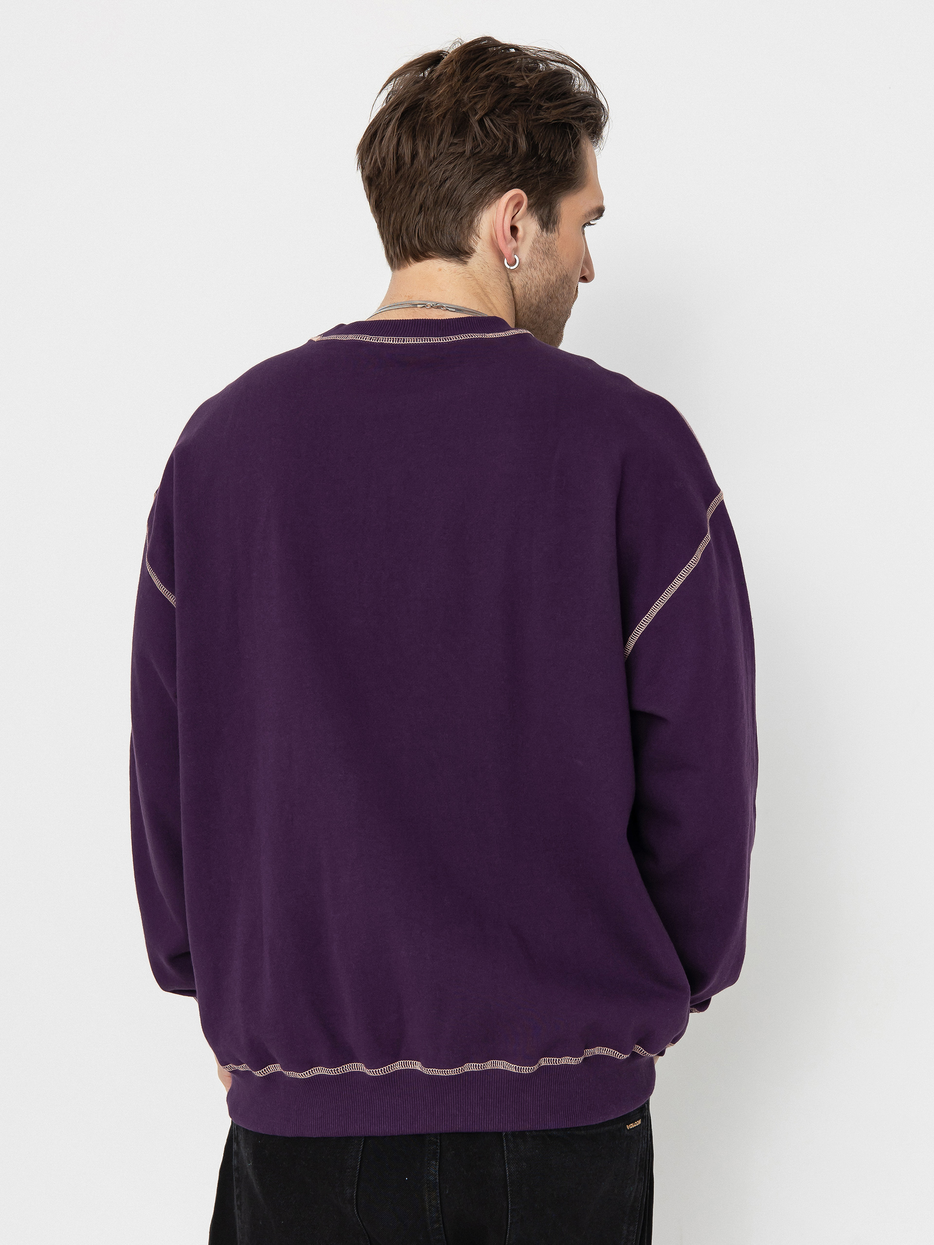 Volcom Podcol Crew Sweatshirt (grape royale)