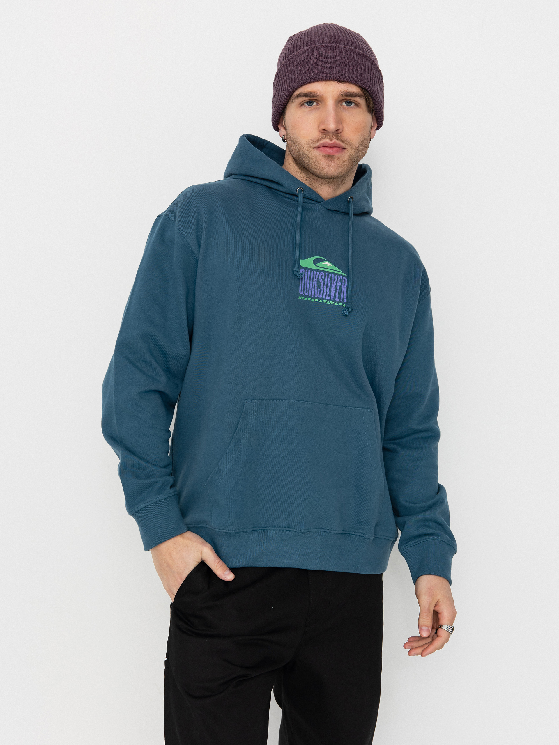 Quiksilver Hoodie Apog Heritage HD (real teal)
