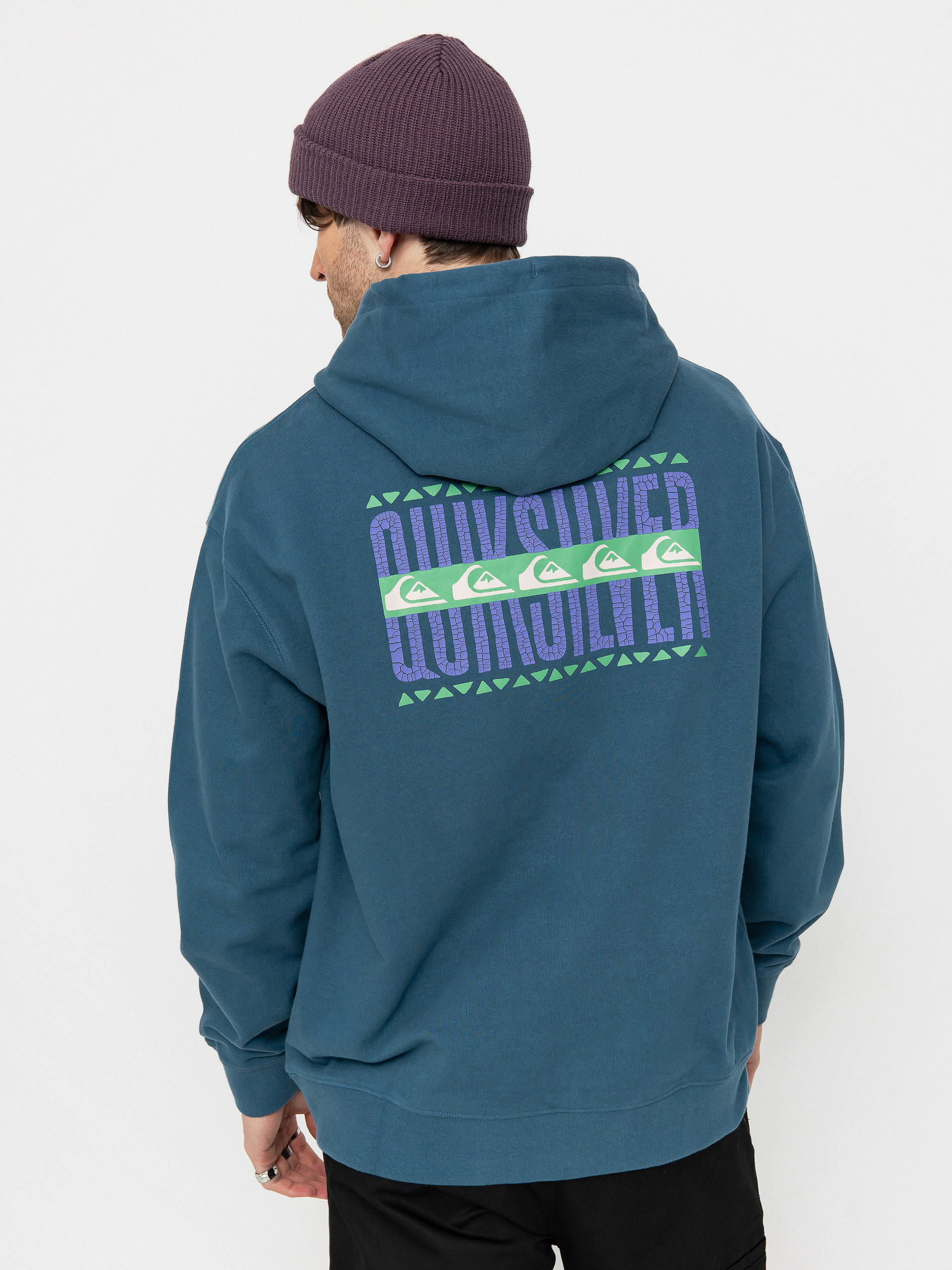 Quiksilver Hoodie Apog Heritage HD (real teal)