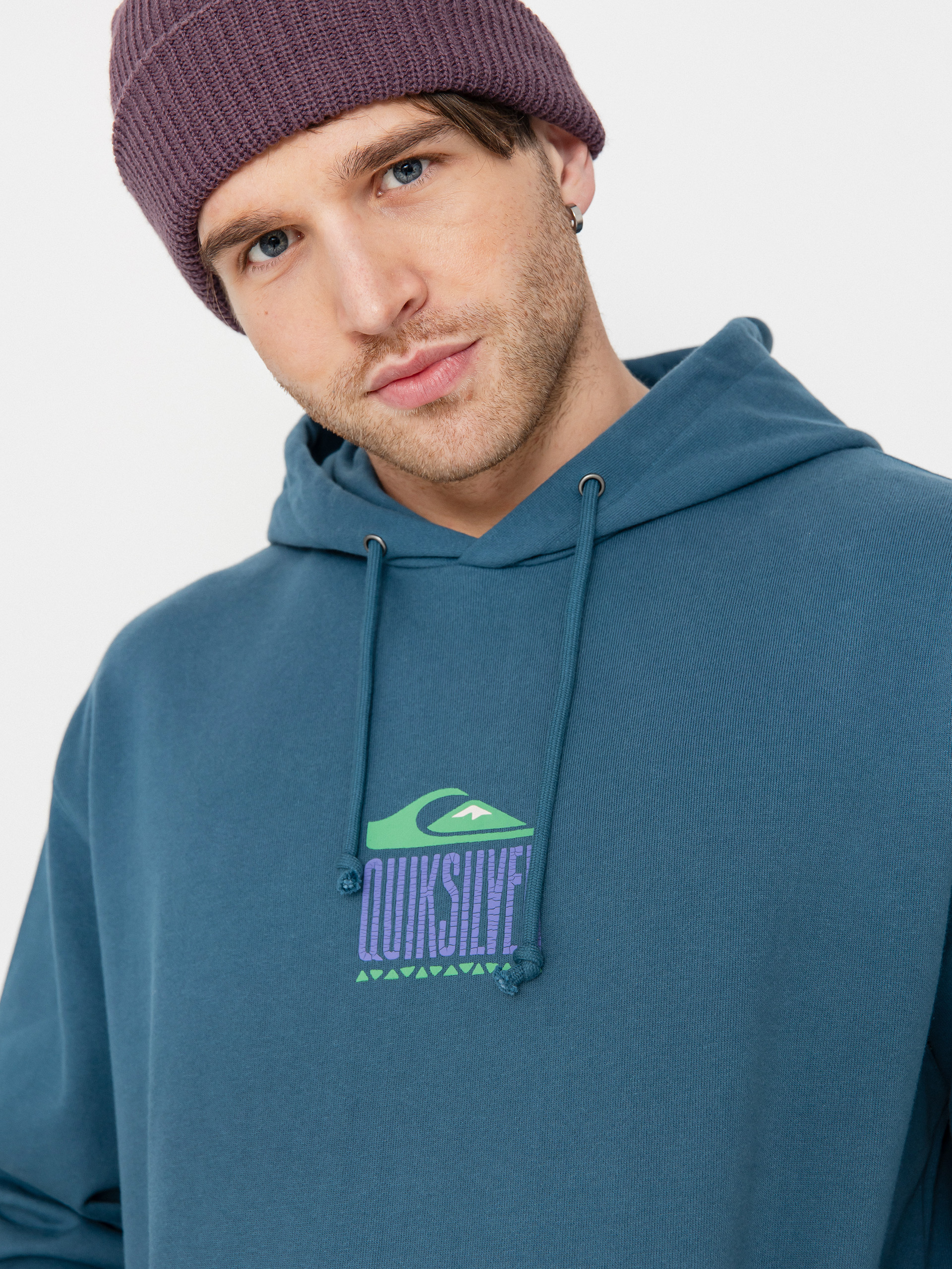 Quiksilver Hoodie Apog Heritage HD (real teal)