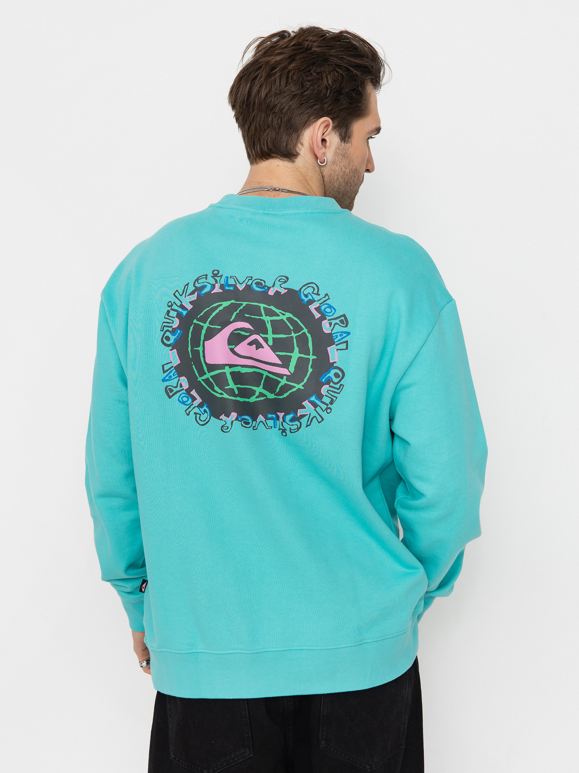 Quiksilver Spin Cycle Sweatshirt (aqua sky)