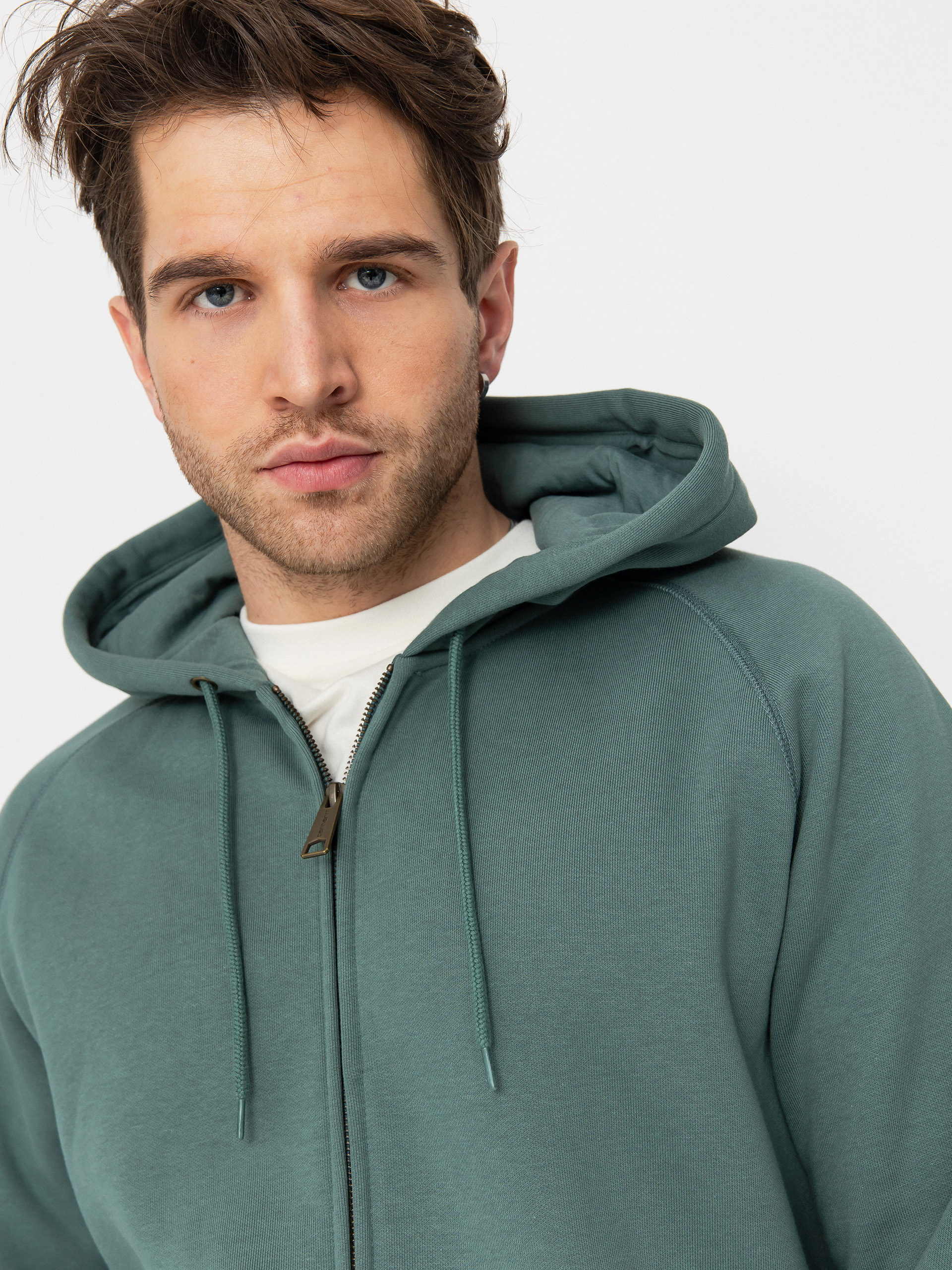 Carhartt WIP Hoodie Chase ZHD (silver pine/gold)