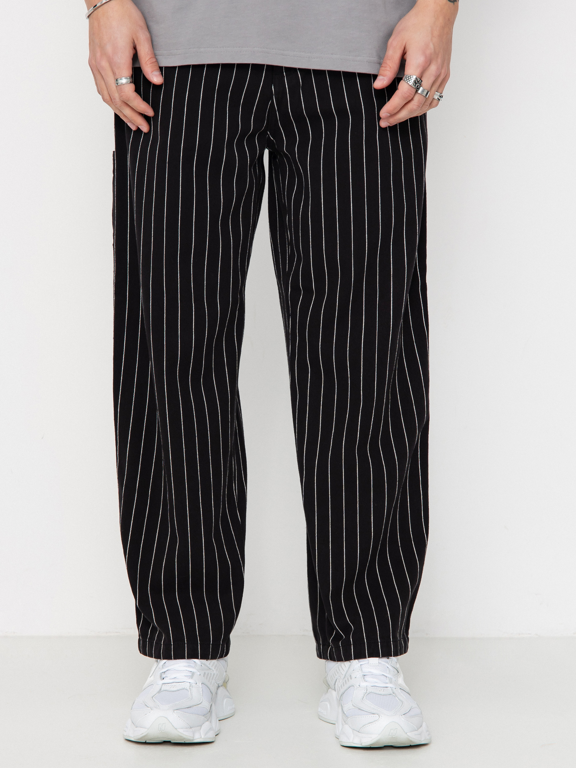 Carhartt WIP OG Single Knee Pants - black (seaton stripe/black/wax)