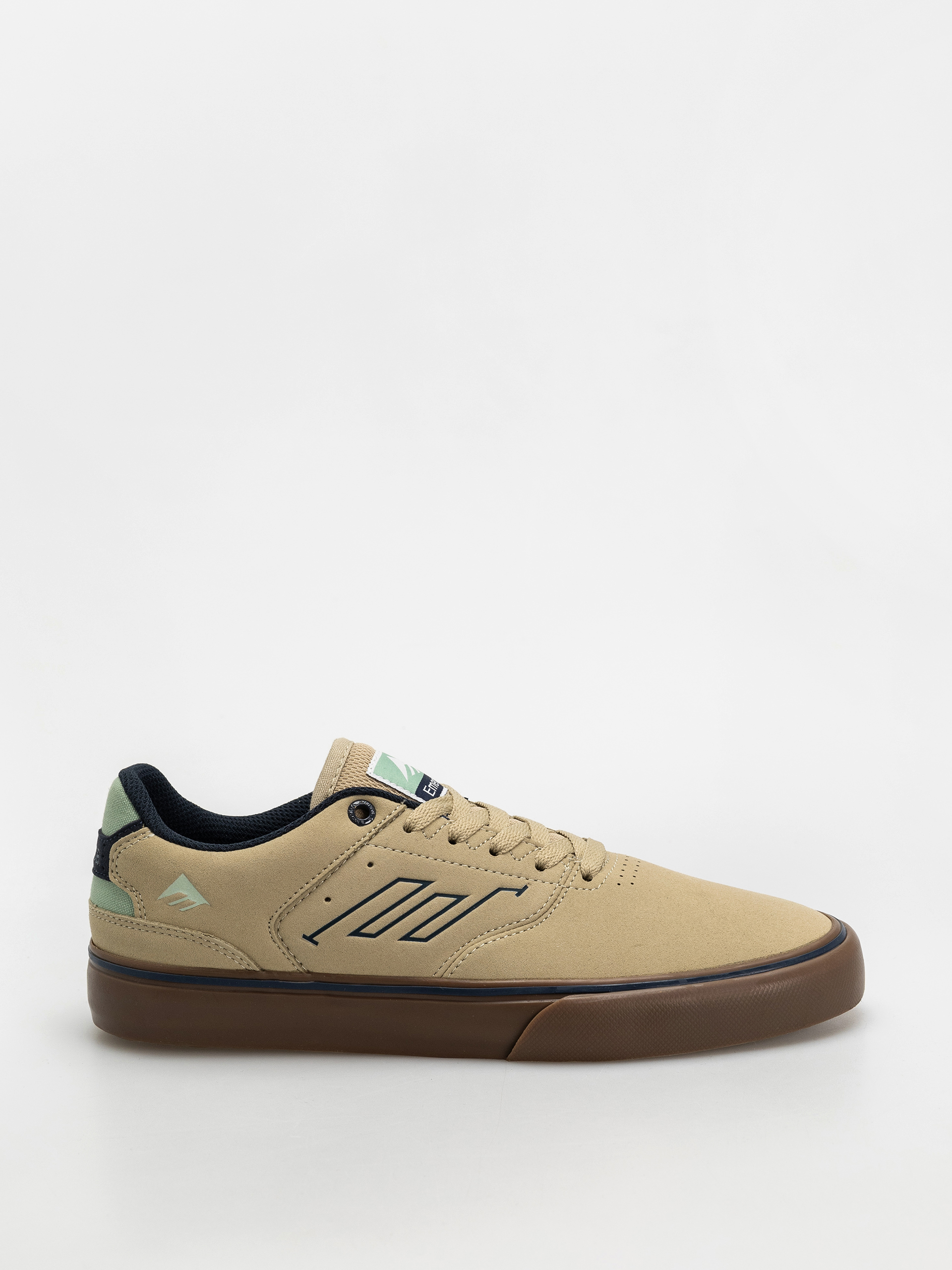 Emerica The Low Vulc Shoes (tan/blue/green)