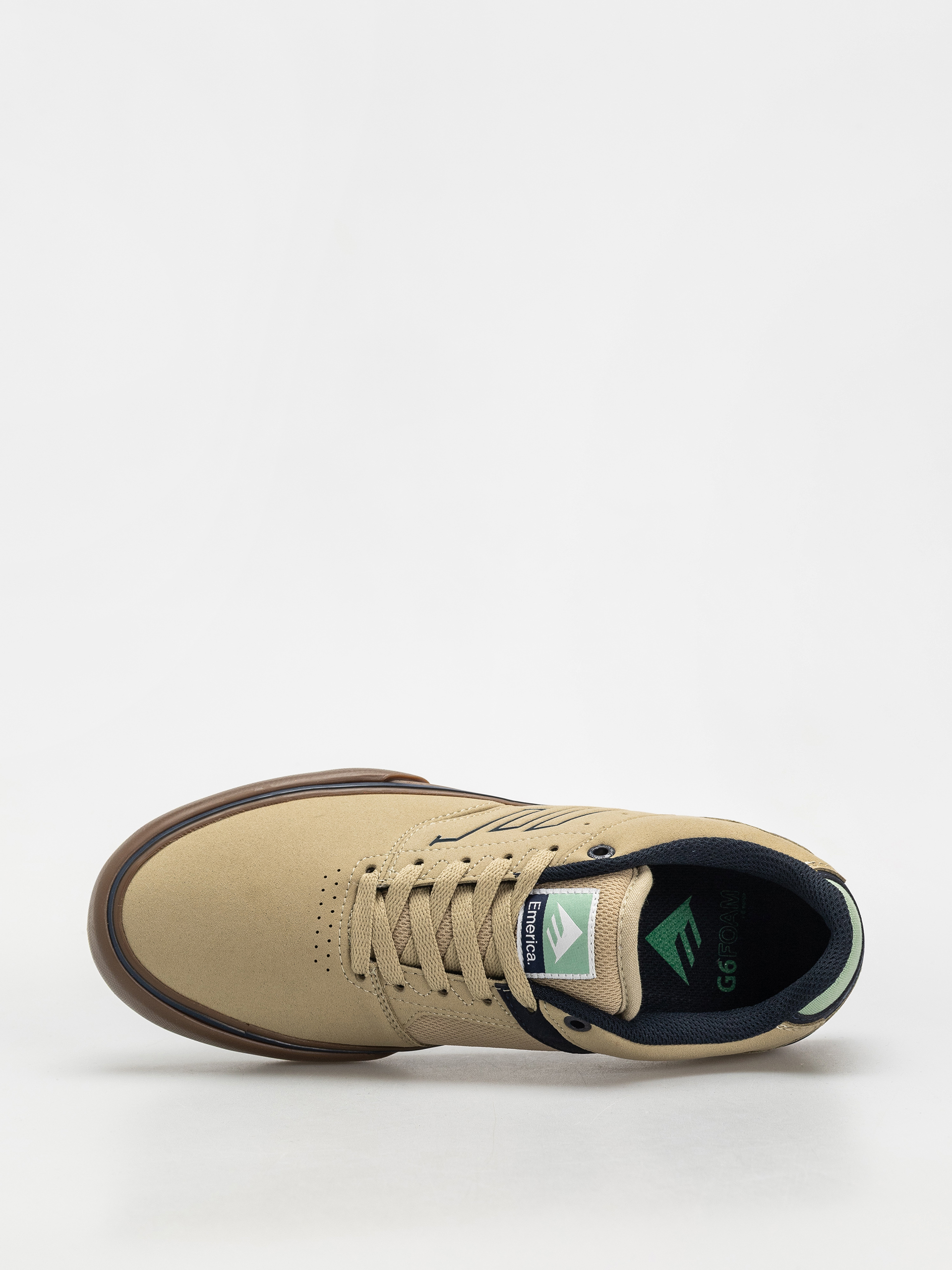 Emerica The Low Vulc Schuhe (tan/blue/green)