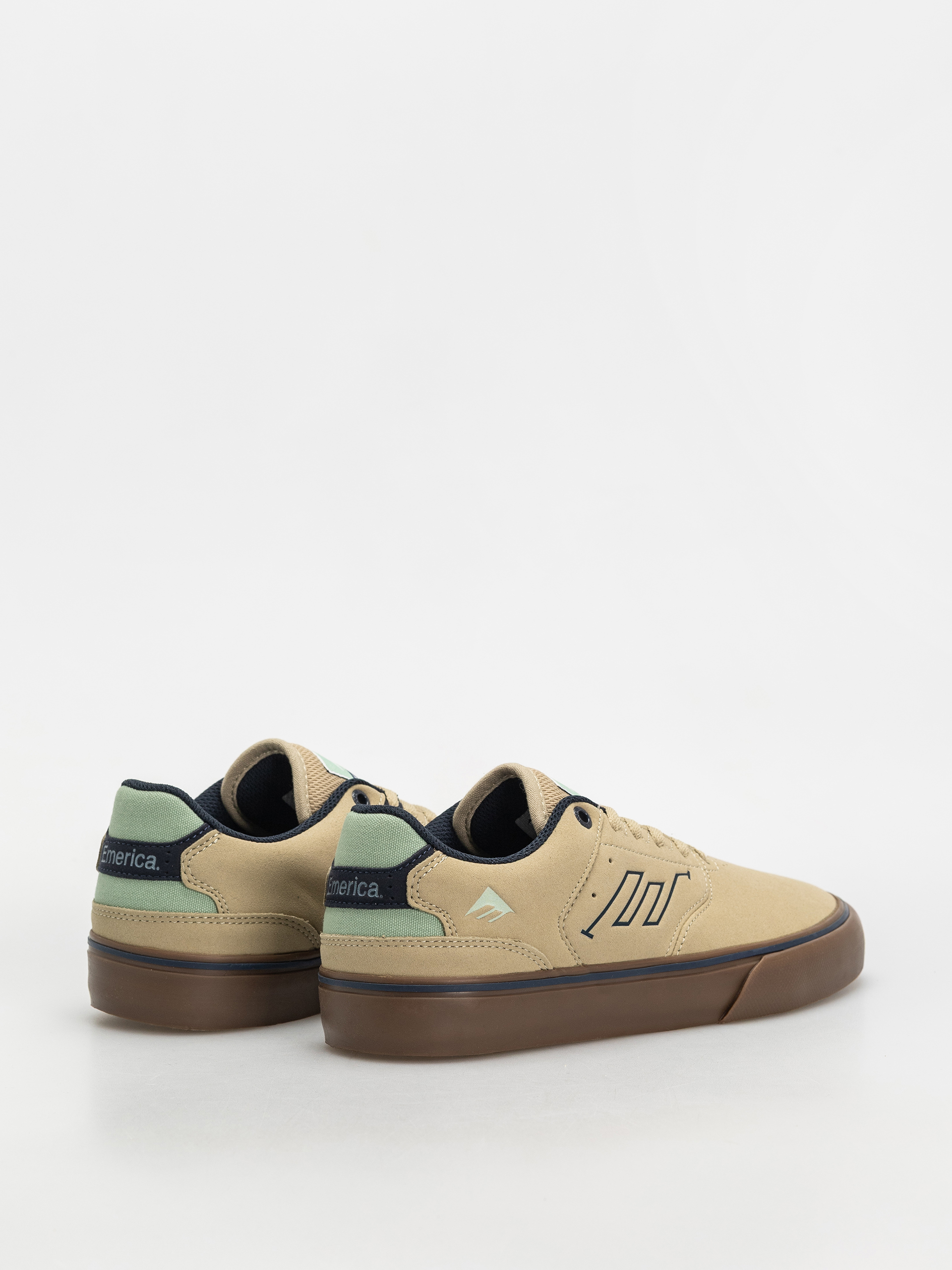 Emerica The Low Vulc Schuhe (tan/blue/green)