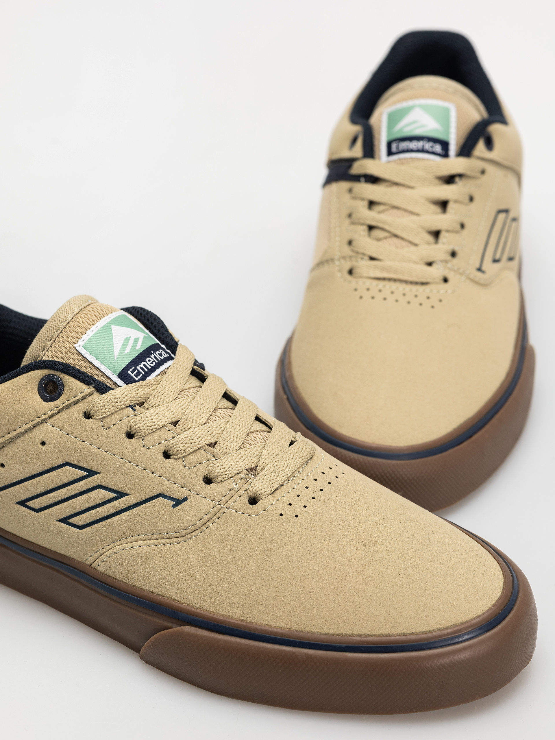 Emerica The Low Vulc Schuhe (tan/blue/green)