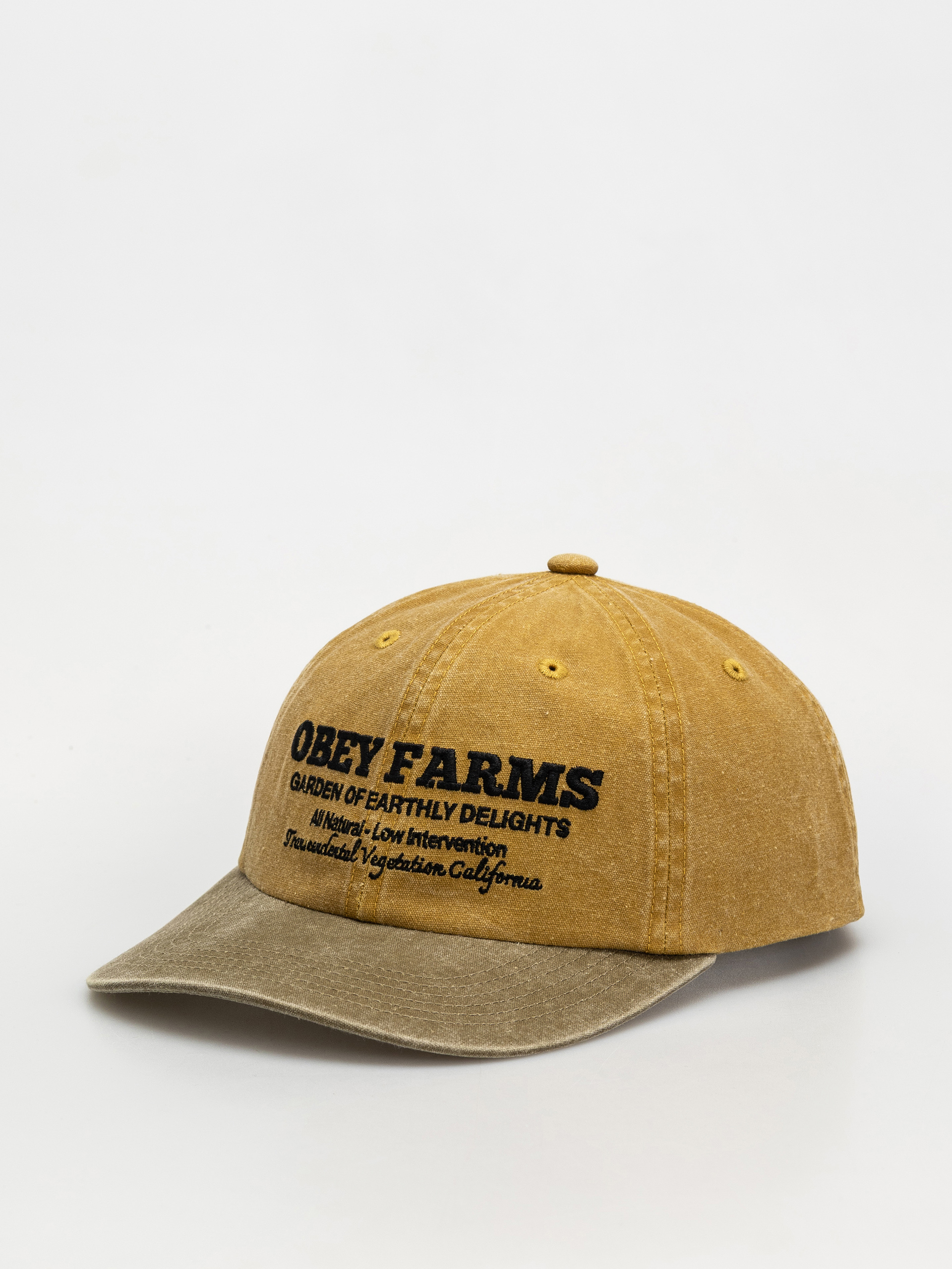 OBEY Pigment Obey Farms 6 Panel Cap (pigment mustard multi)