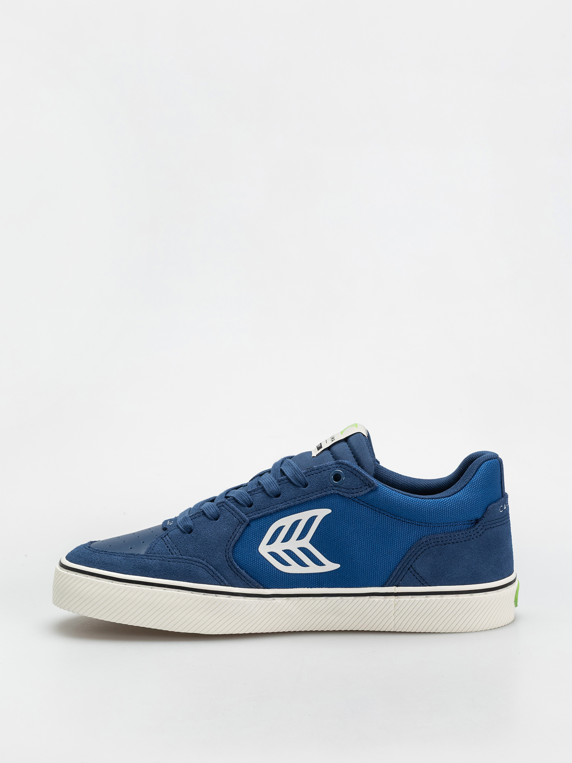 Cariuma Vallely Pro Shoes (mystery blue suede and cordura off white logo)