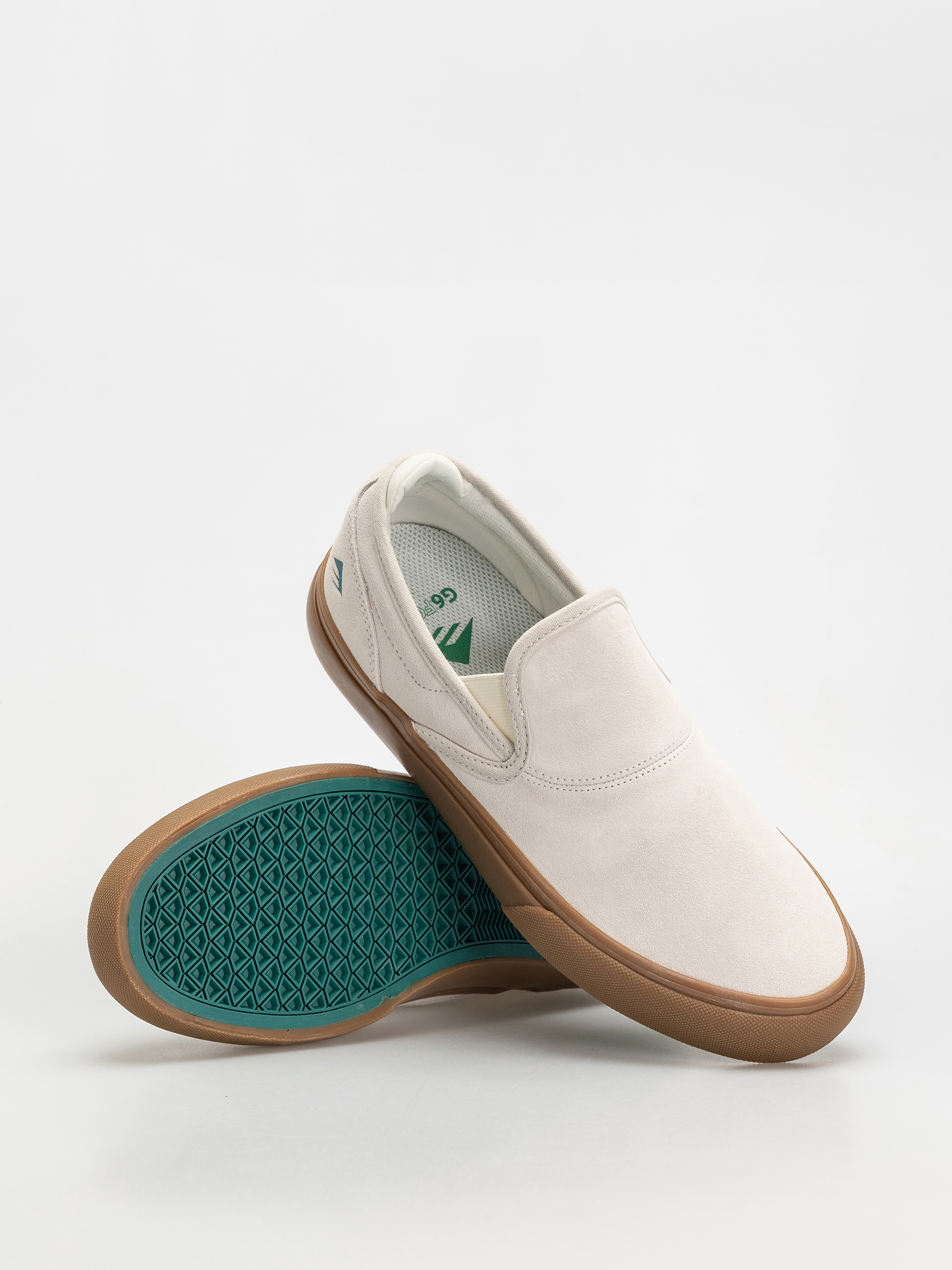 Emerica Shoes Wino G6 Slip On (white/tan)
