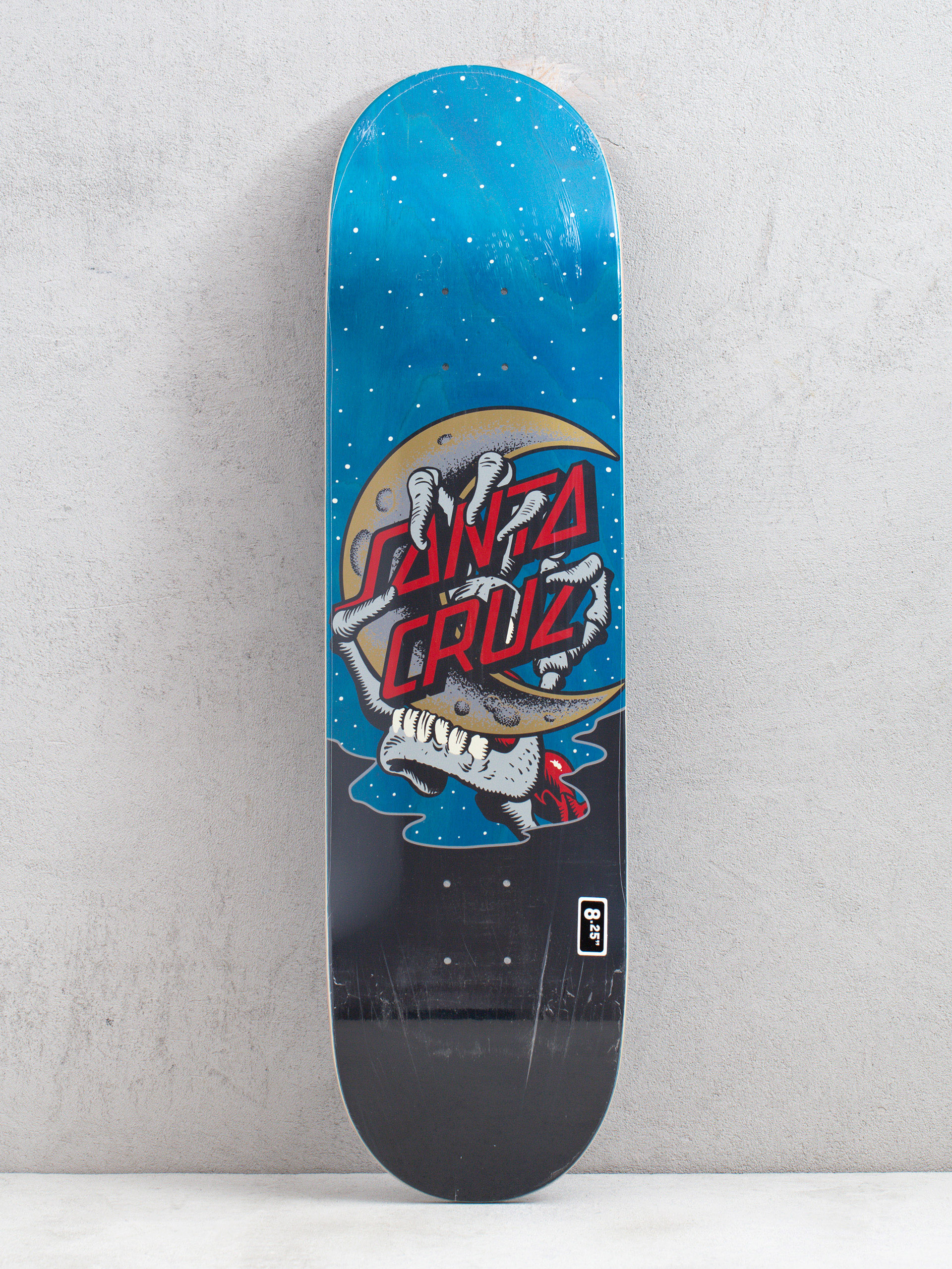 Santa Cruz Crescent Bone Hand Deck (blue/black)