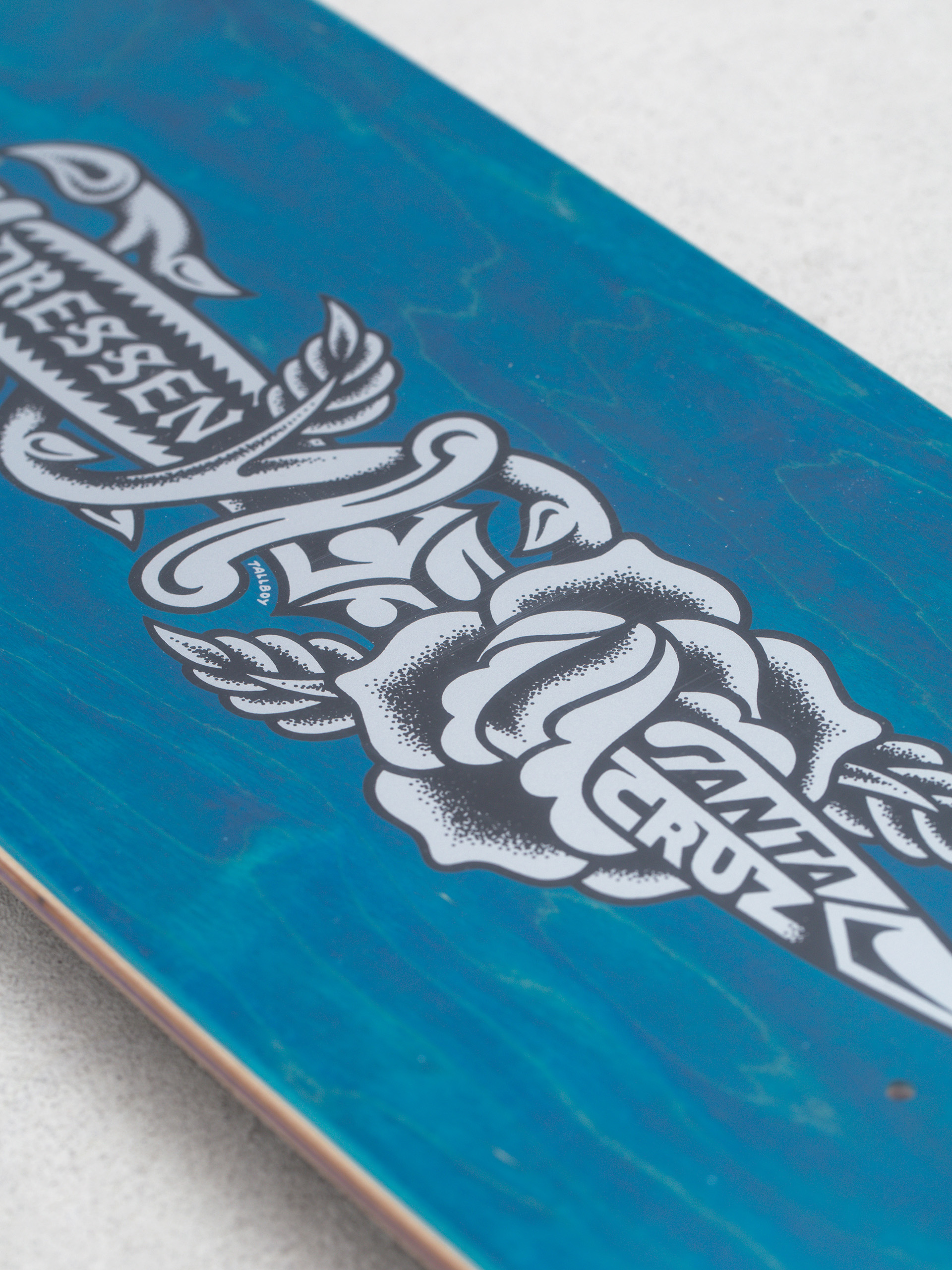 Santa Cruz Dressen Rose Dagger Pro Deck (white)
