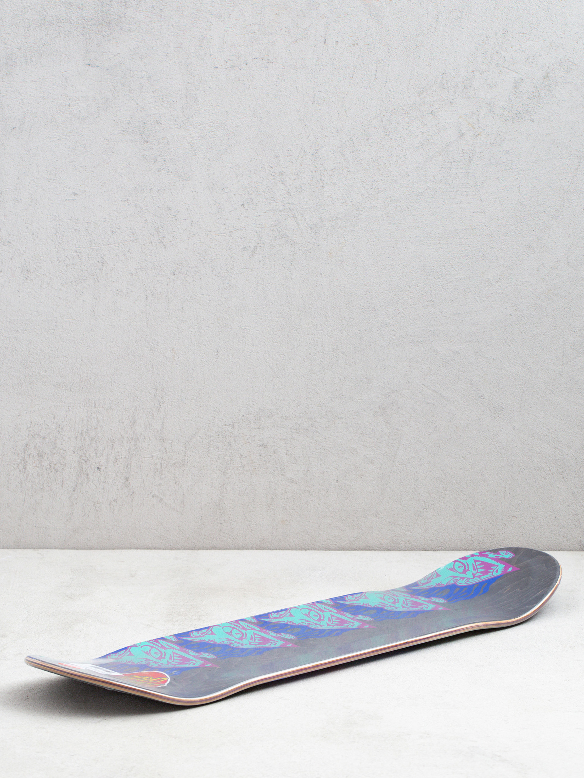 Santa Cruz Delfino Devil Mask Pro Deck (black/multi)