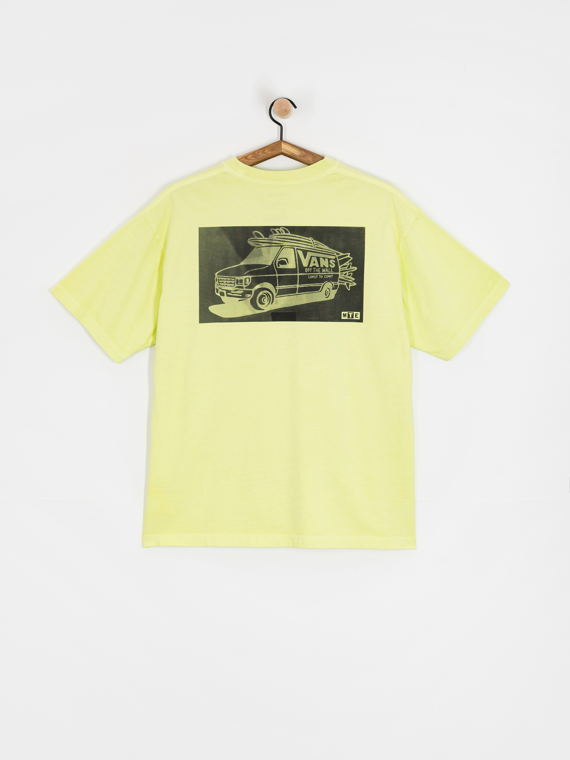 日本未入荷 VANS MTE Beachfront Tシャツ ロゴ 半袖 Vans Mte Beachfront T-Shirt - yellow (shadow lime)