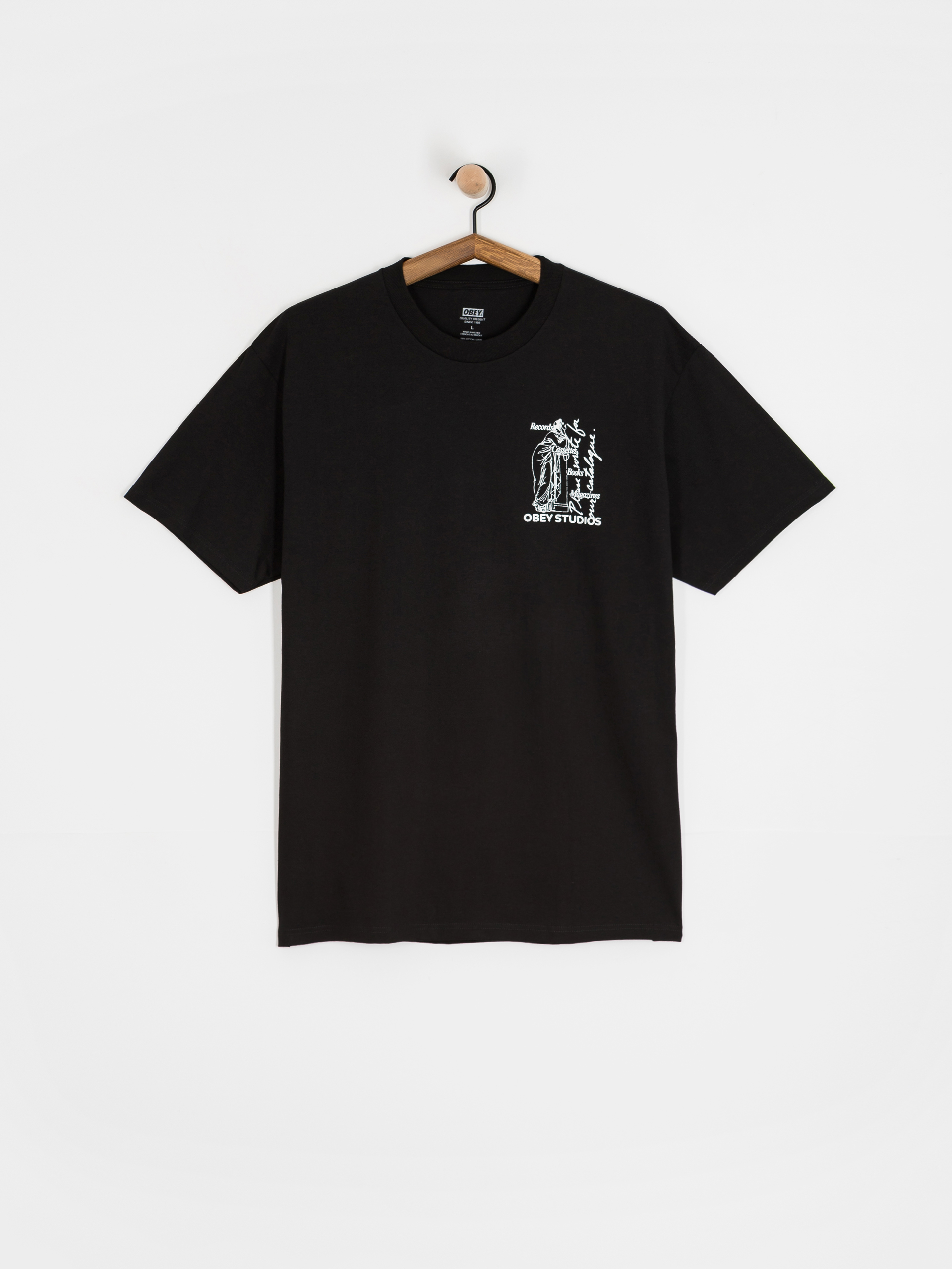 OBEY Studios Catalogue T-Shirt (black)